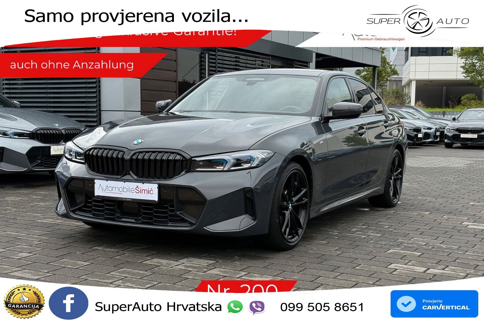 BMW 320d (190 KS) xDrive Steptronic M Sport LED+GR SJED+ACC