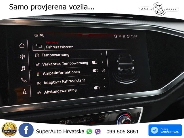 Audi Q3 1.5 TFSI (150 KS) S tronic advanced LED+GR SJED+ACC