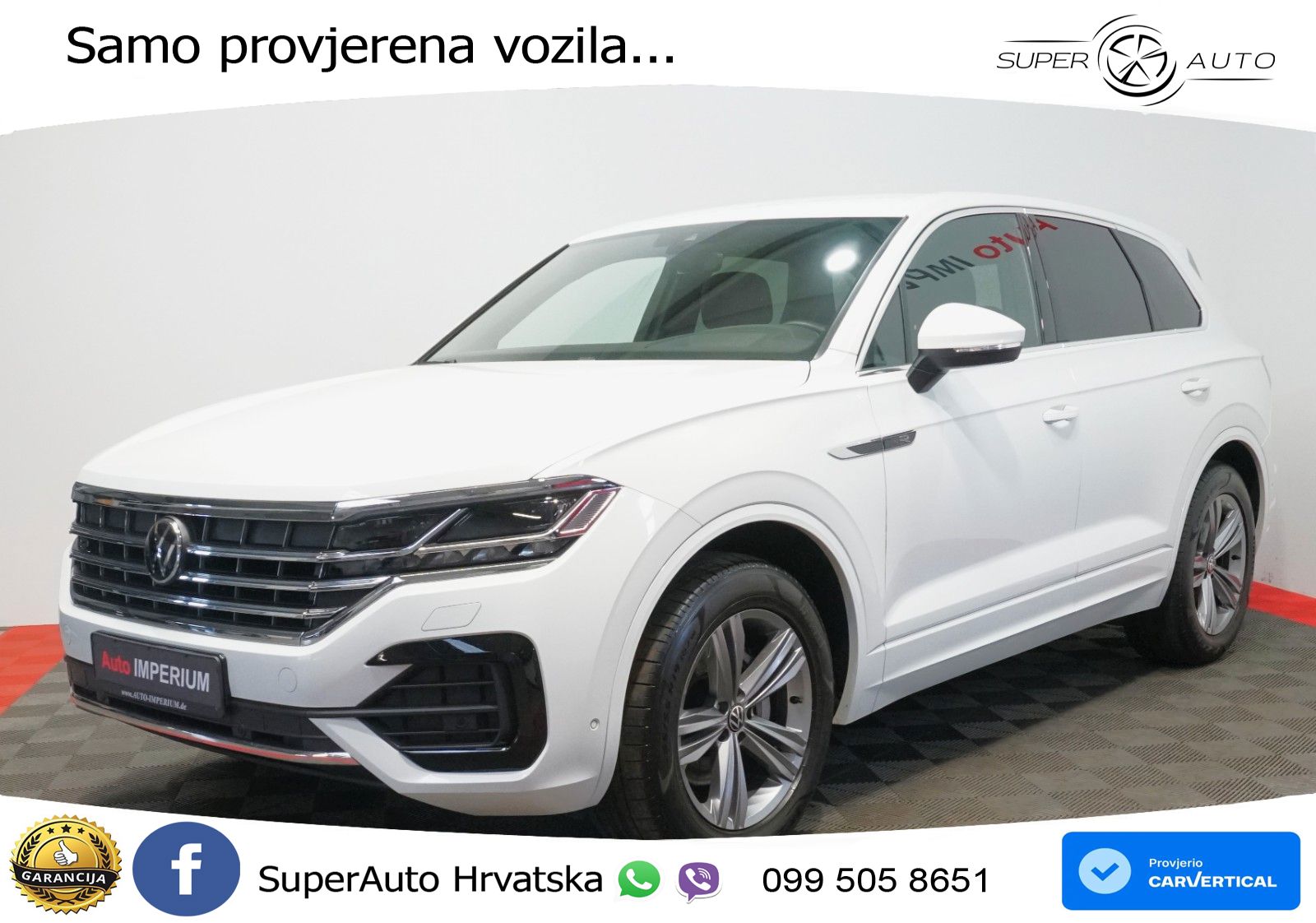 Volkswagen Touareg 3.0 V6 TDI (231 KS) 4MOTION Tiptronic R-Line ZRAČNI+ACC+GR SJED+KAM