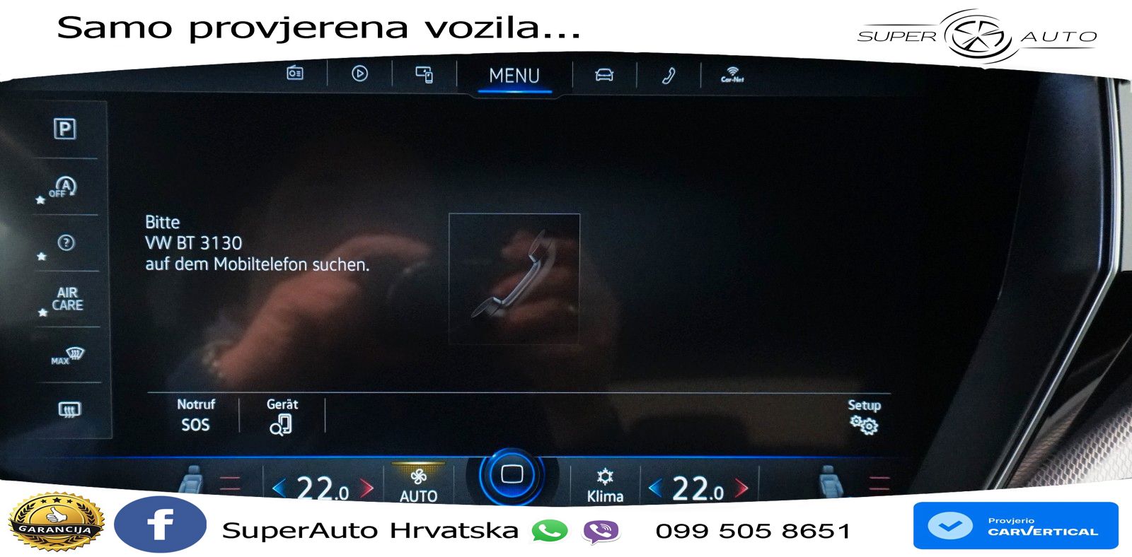 Volkswagen Touareg 3.0 V6 TDI (231 KS) 4MOTION Tiptronic R-Line ZRAČNI+ACC+GR SJED+KAM