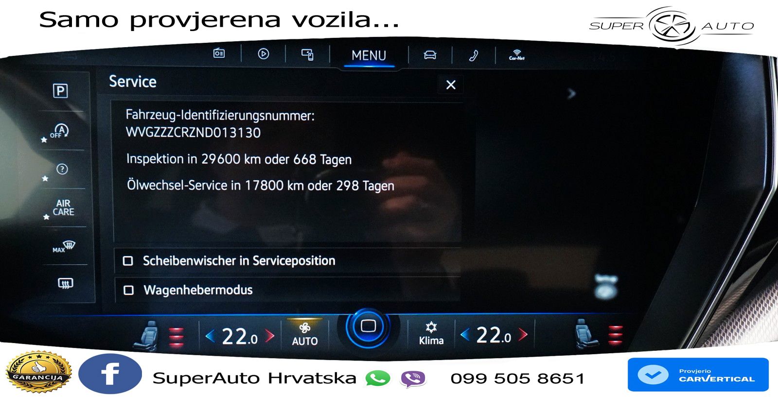 Volkswagen Touareg 3.0 V6 TDI (231 KS) 4MOTION Tiptronic R-Line ZRAČNI+ACC+GR SJED+KAM