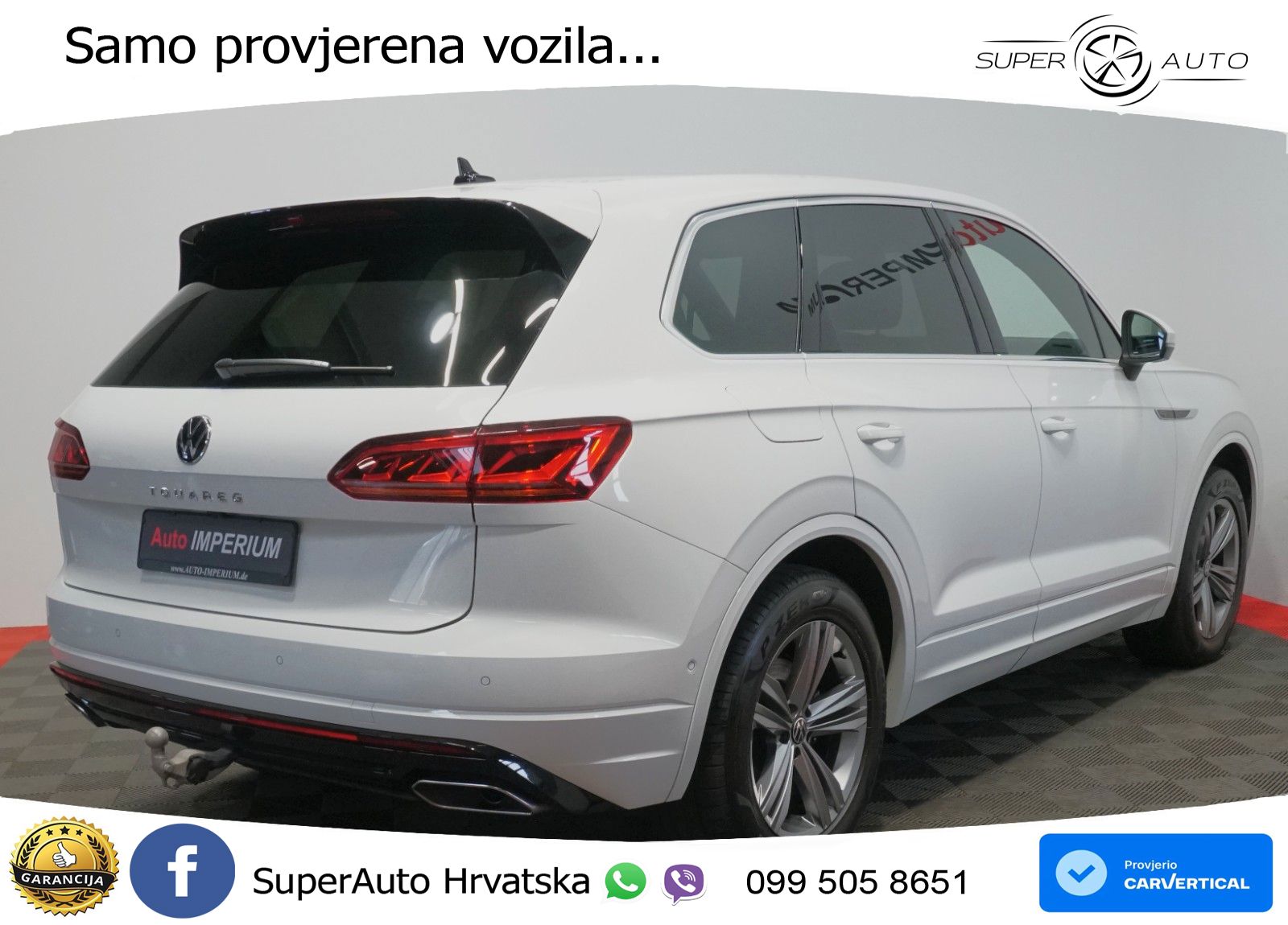 Volkswagen Touareg 3.0 V6 TDI (231 KS) 4MOTION Tiptronic R-Line ZRAČNI+ACC+GR SJED+KAM