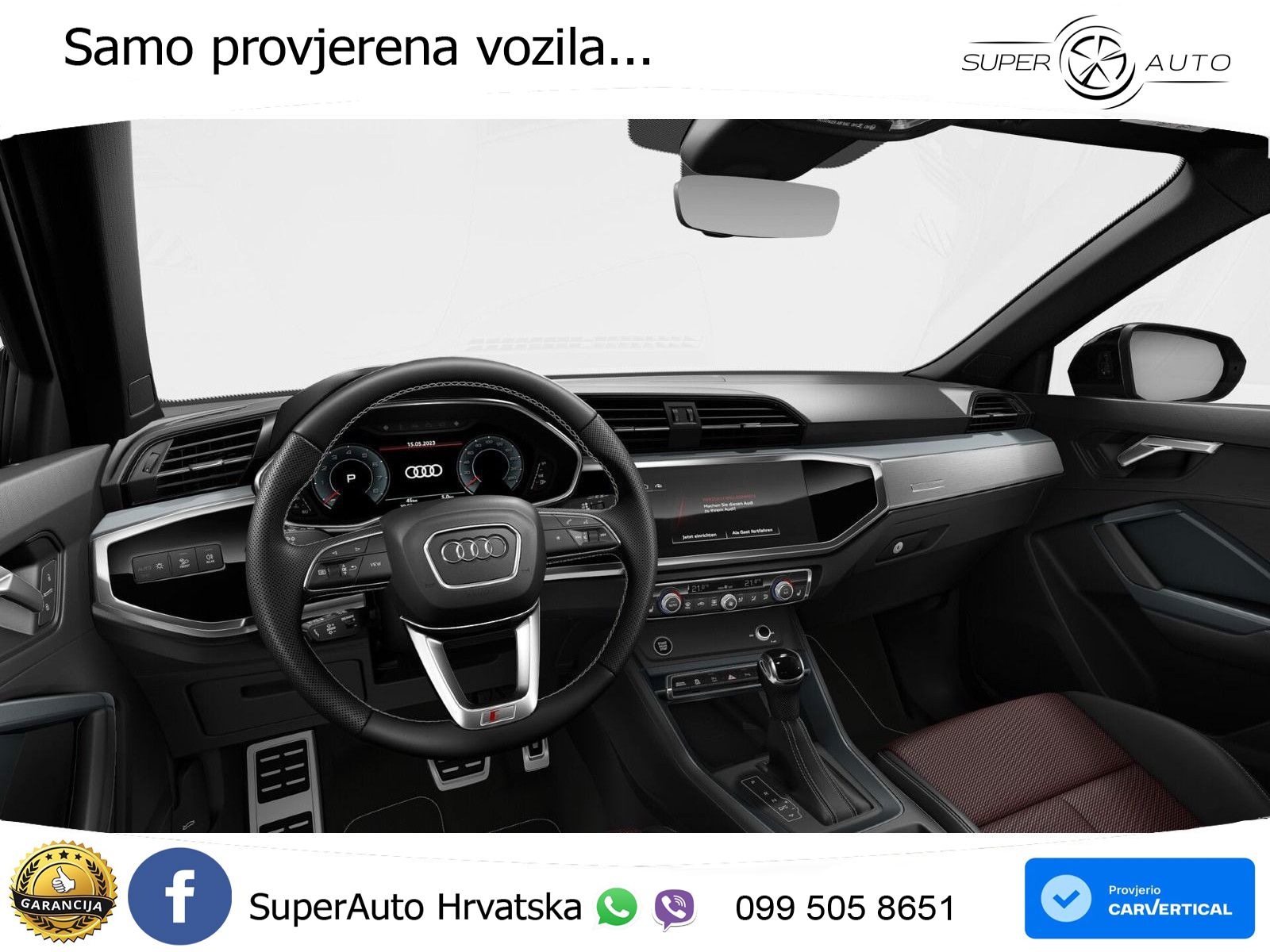 Audi Q3 Sportback 40 TFSI (190 KS) quattro S tronic 2x S line LED+GR SJED+ACC