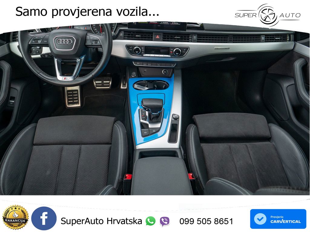 Audi A5 Sportback  40 TFSI (204 KS) quattro S tronic S line MATRIX+GR SJED+KAM