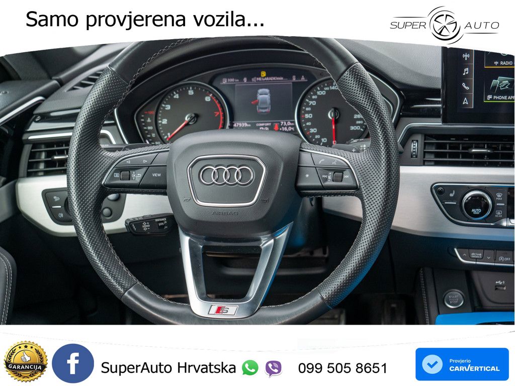 Audi A5 Sportback  40 TFSI (204 KS) quattro S tronic S line MATRIX+GR SJED+KAM