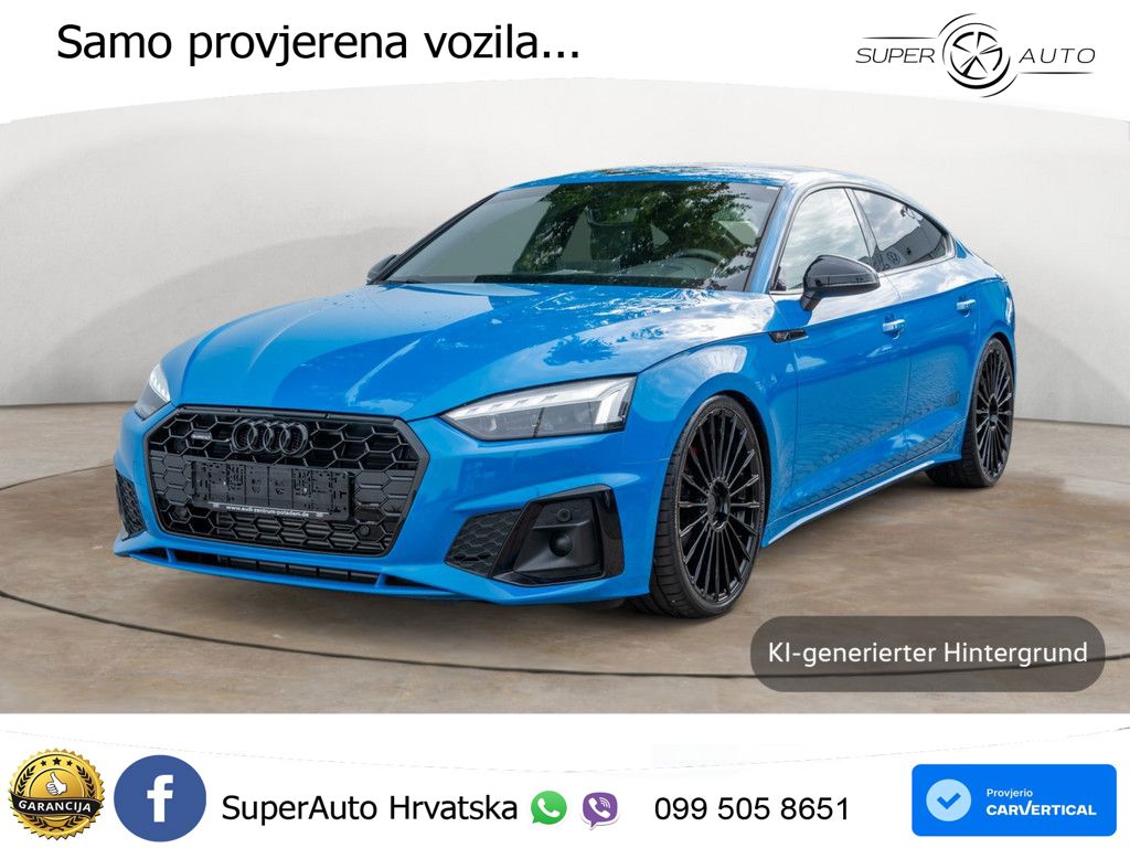 Audi A5 Sportback  40 TFSI (204 KS) quattro S tronic S line MATRIX+GR SJED+KAM