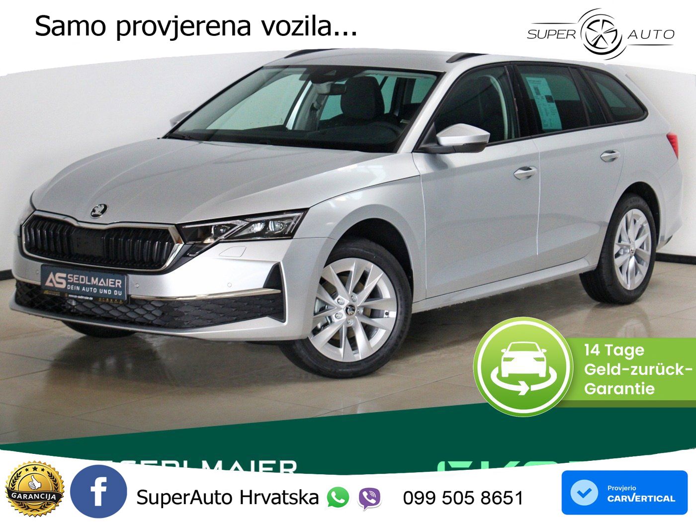 Škoda Octavia Combi 2.0 TDI (150 KS) DSG Selection