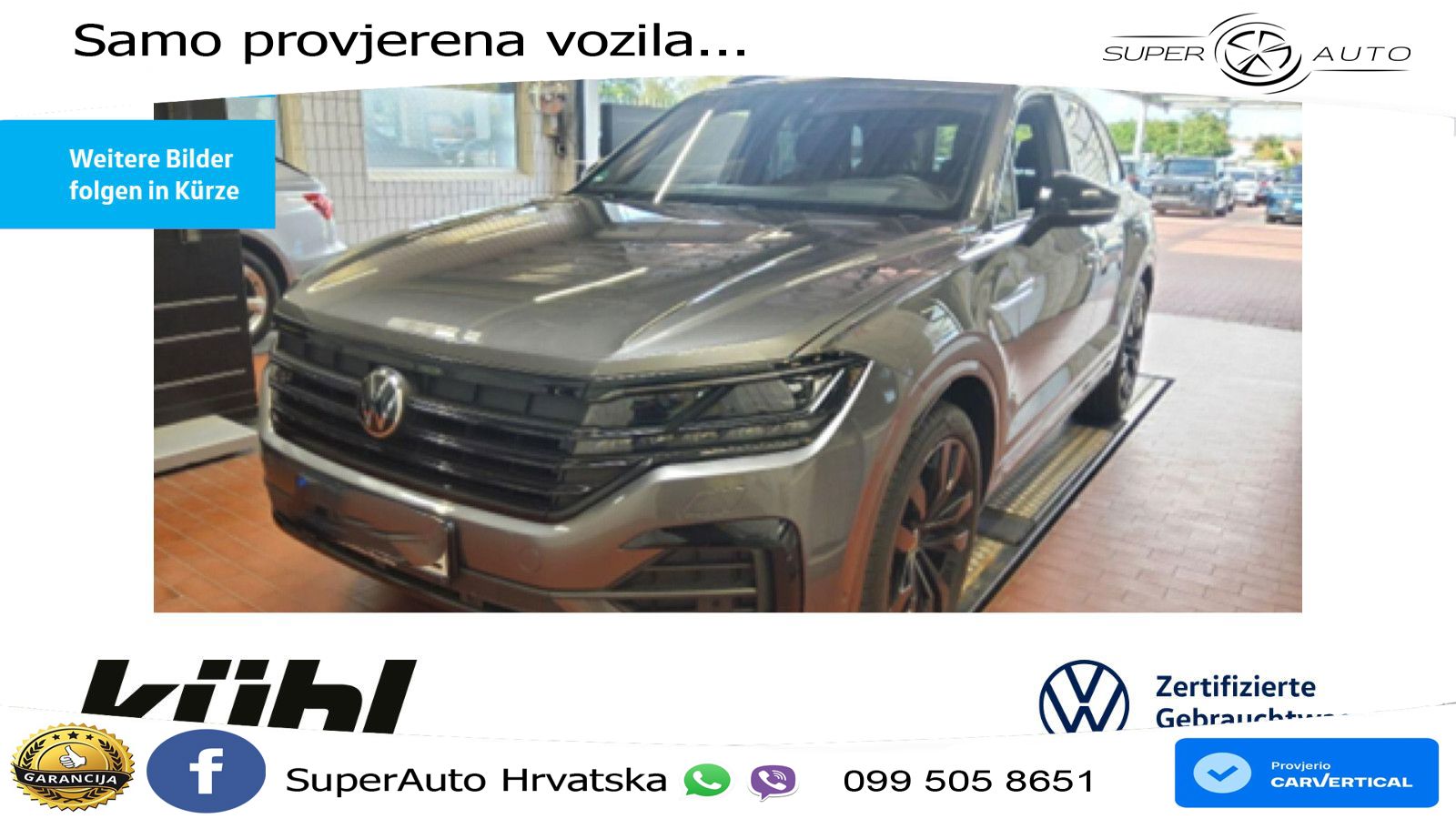 Volkswagen Touareg 3.0 V6 TDI (286 KS) 4MOTION Tiptronic R-Line ZRAČNI+ACC+GR SJED+KAM+PANO