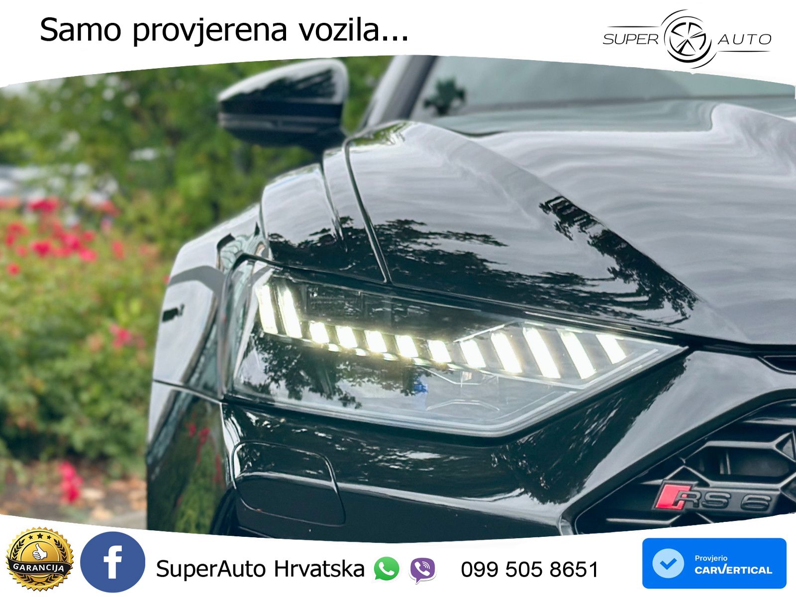 Audi RS6 Avant 4.0 TFSI V8 performance (630 KS)  quattro tiptronic Kuka LED+GR SJED+ACC