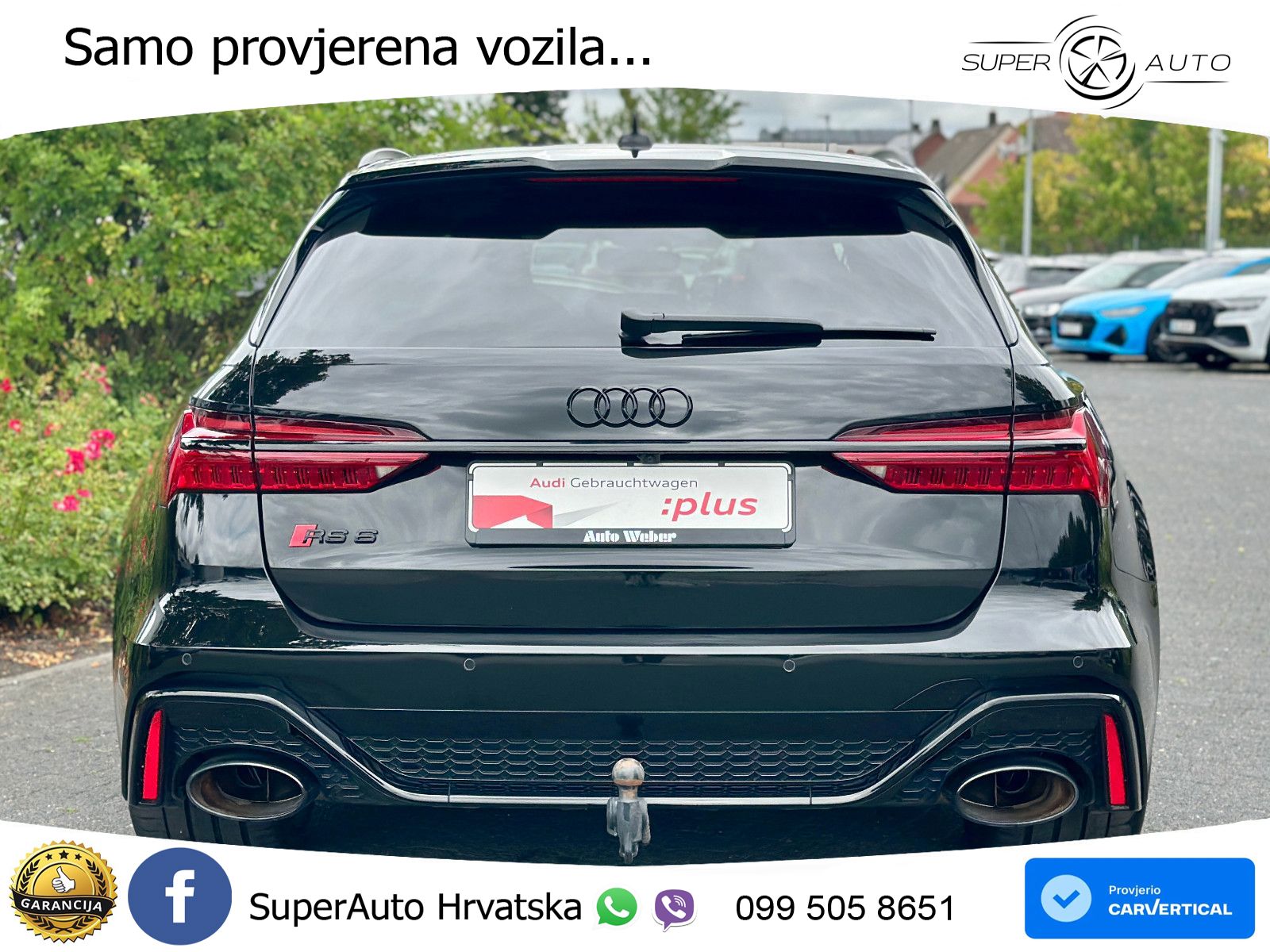 Audi RS6 Avant 4.0 TFSI V8 performance (630 KS)  quattro tiptronic Kuka LED+GR SJED+ACC