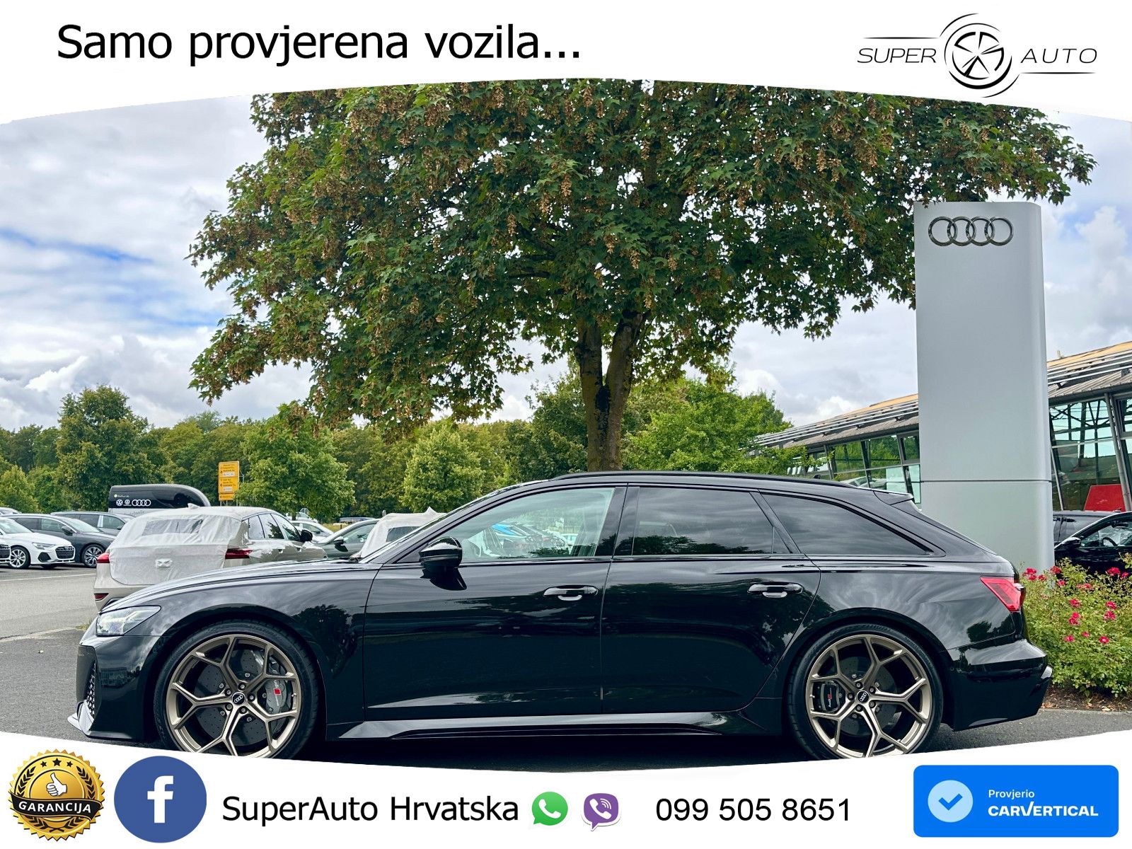 Audi RS6 Avant 4.0 TFSI V8 performance (630 KS)  quattro tiptronic Kuka LED+GR SJED+ACC