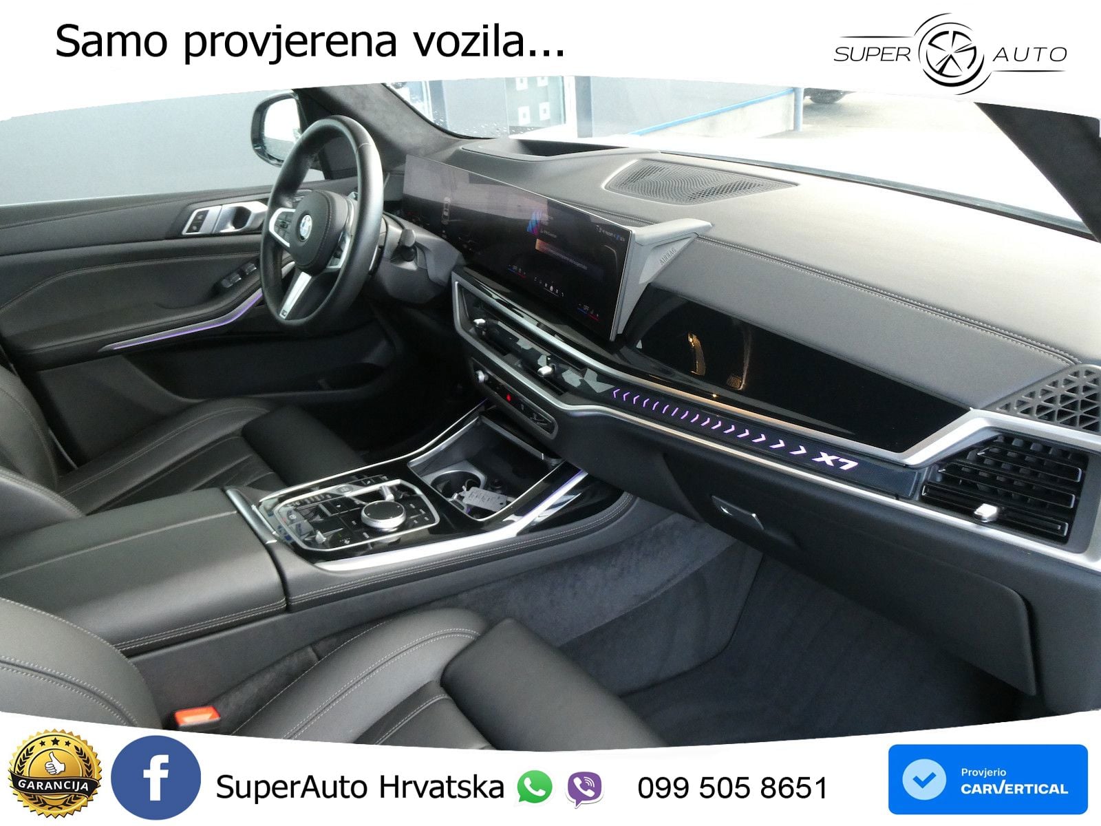 BMW X7 40d (352 KS) xDrive Steptronic M Sport ZRAČNI+ACC+GR SJED+KAM+PANO