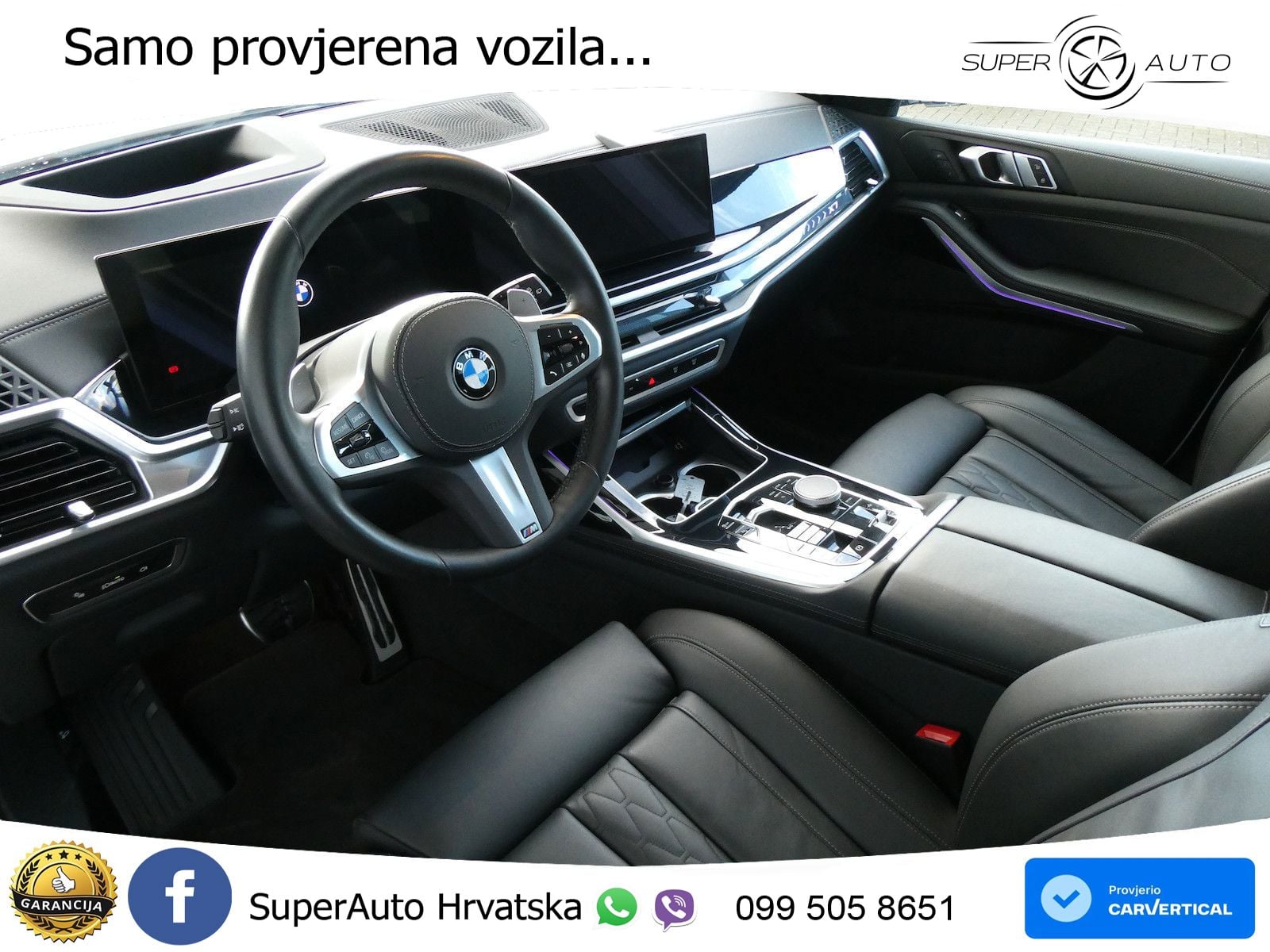BMW X7 40d (352 KS) xDrive Steptronic M Sport ZRAČNI+ACC+GR SJED+KAM+PANO