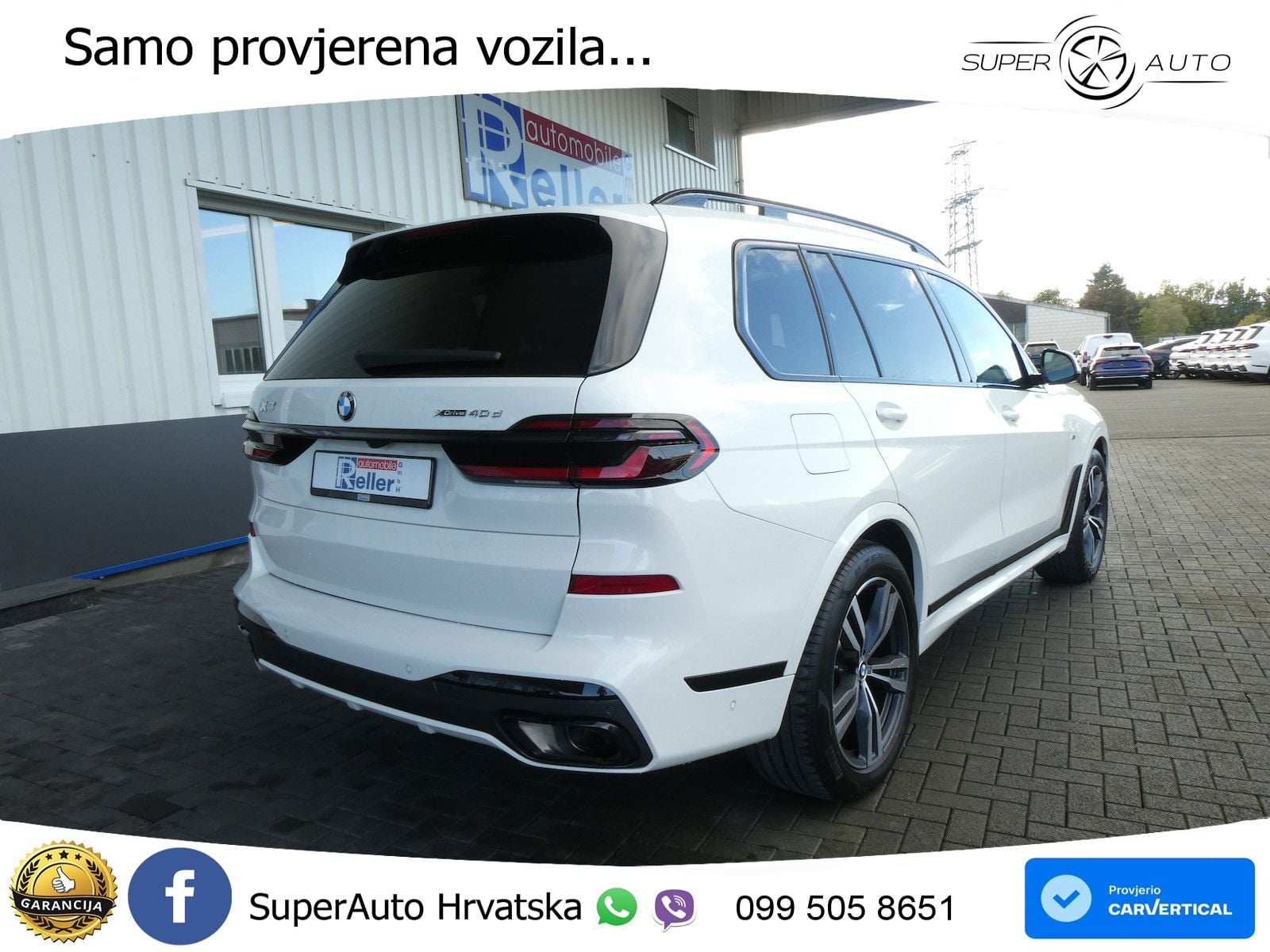 BMW X7 40d (352 KS) xDrive Steptronic M Sport ZRAČNI+ACC+GR SJED+KAM+PANO