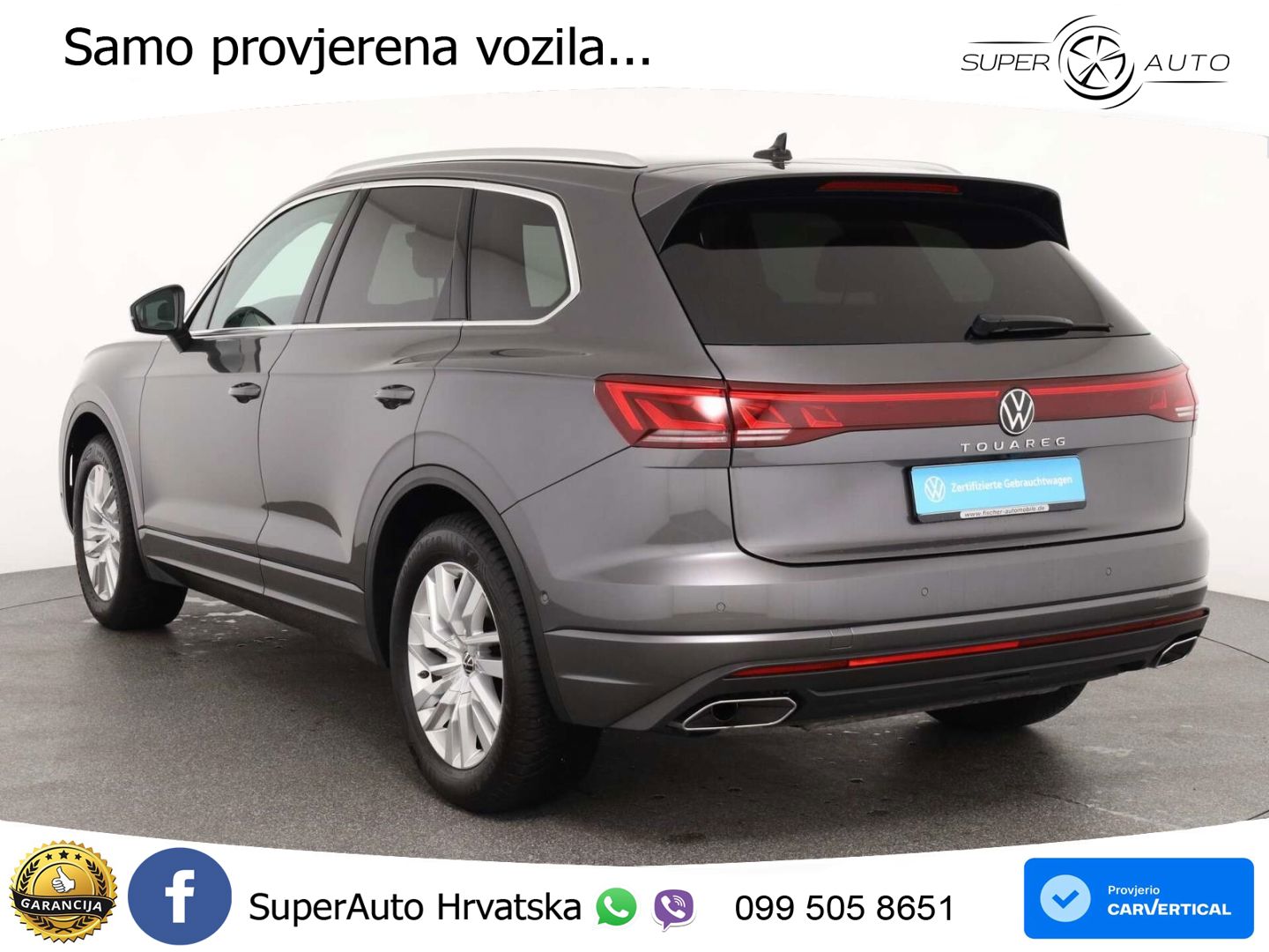 Volkswagen Touareg 3.0 V6 TDI (231 KS) 4MOTION Tiptronic ZRAČNI+ACC+GR SJED+KAM