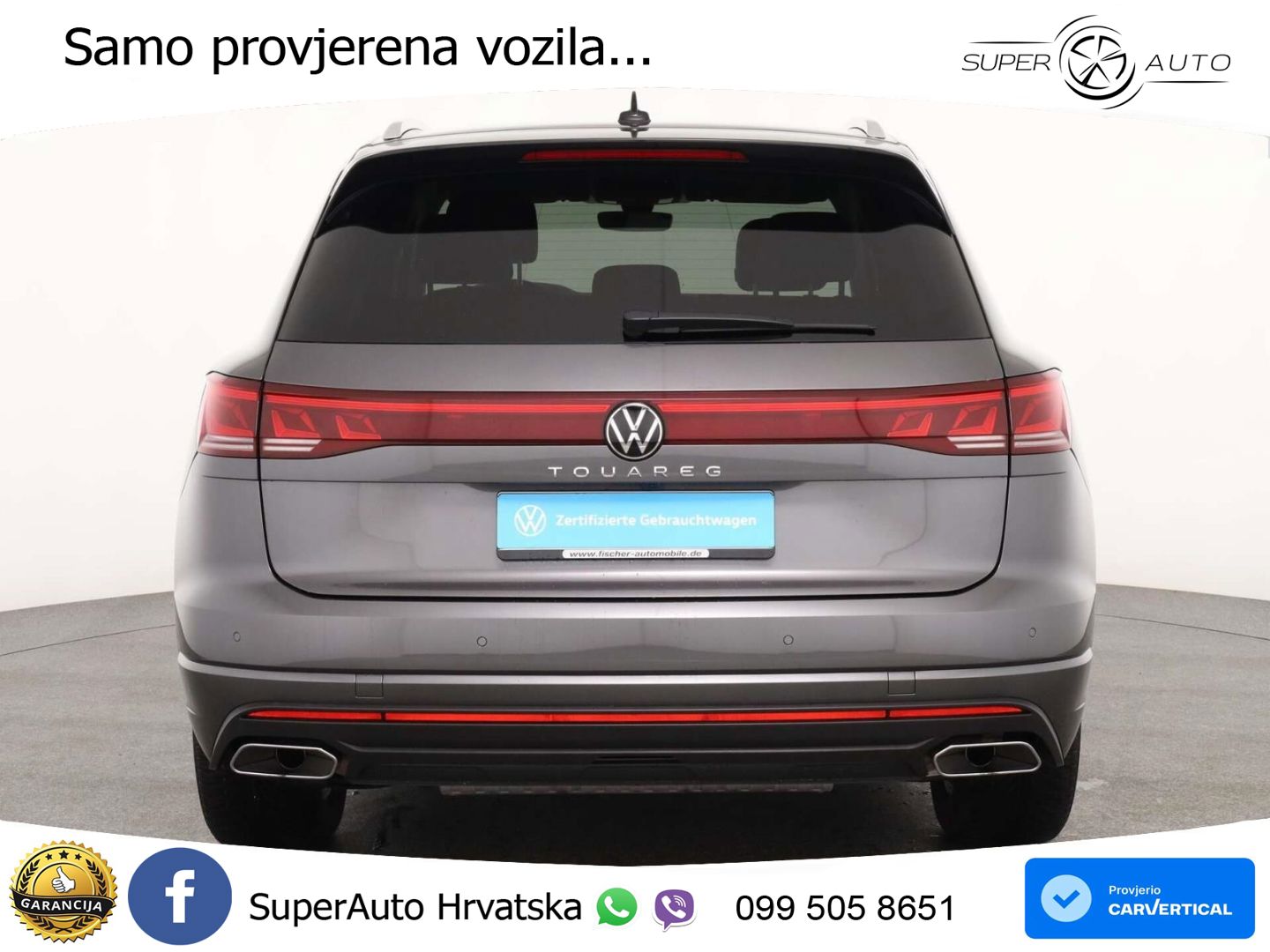 Volkswagen Touareg 3.0 V6 TDI (231 KS) 4MOTION Tiptronic ZRAČNI+ACC+GR SJED+KAM