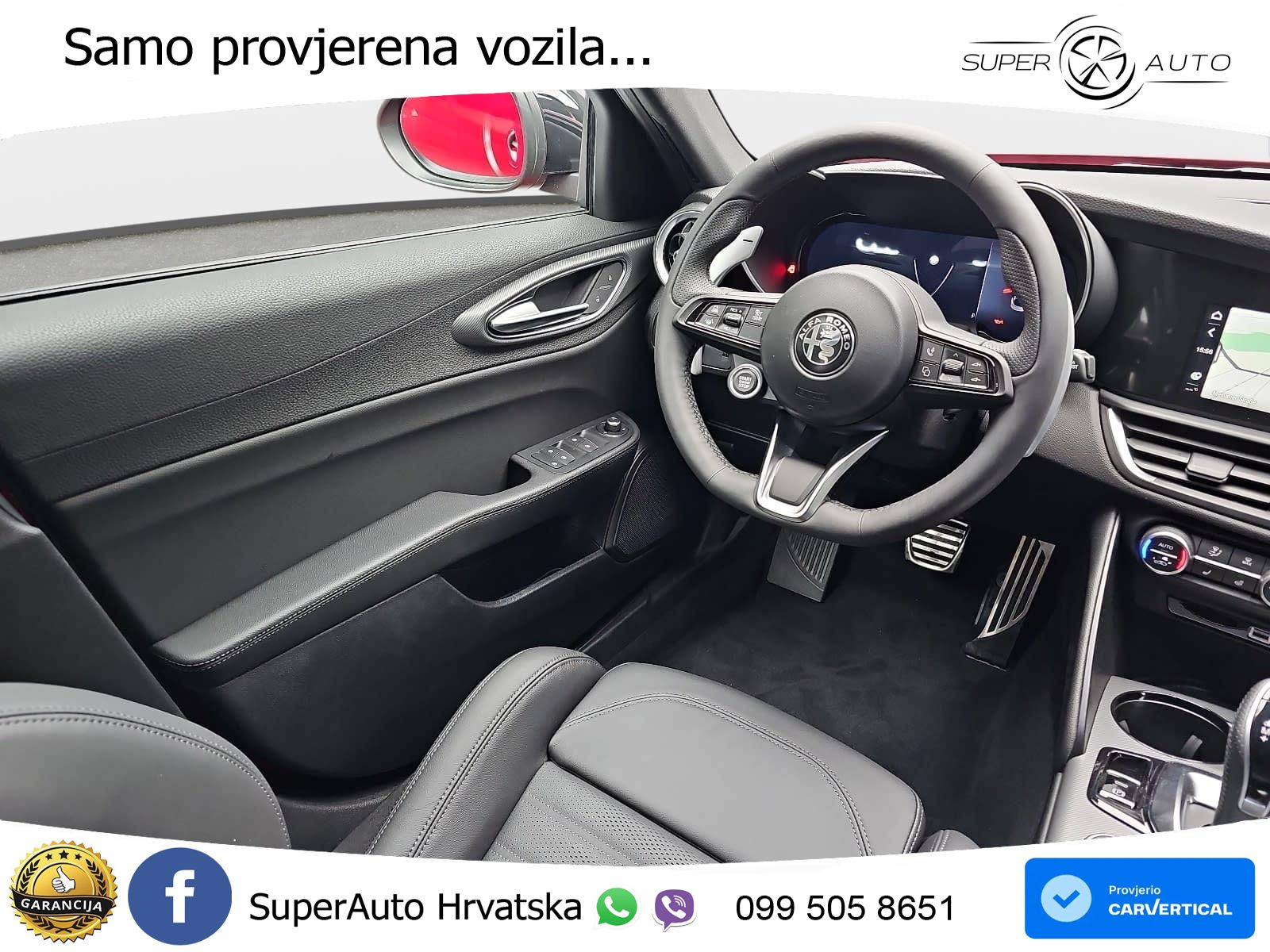 Alfa Romeo Giulia 2.2 MultiJet II (210 KS) Q4 Automatic LED+GR SJED+ACC