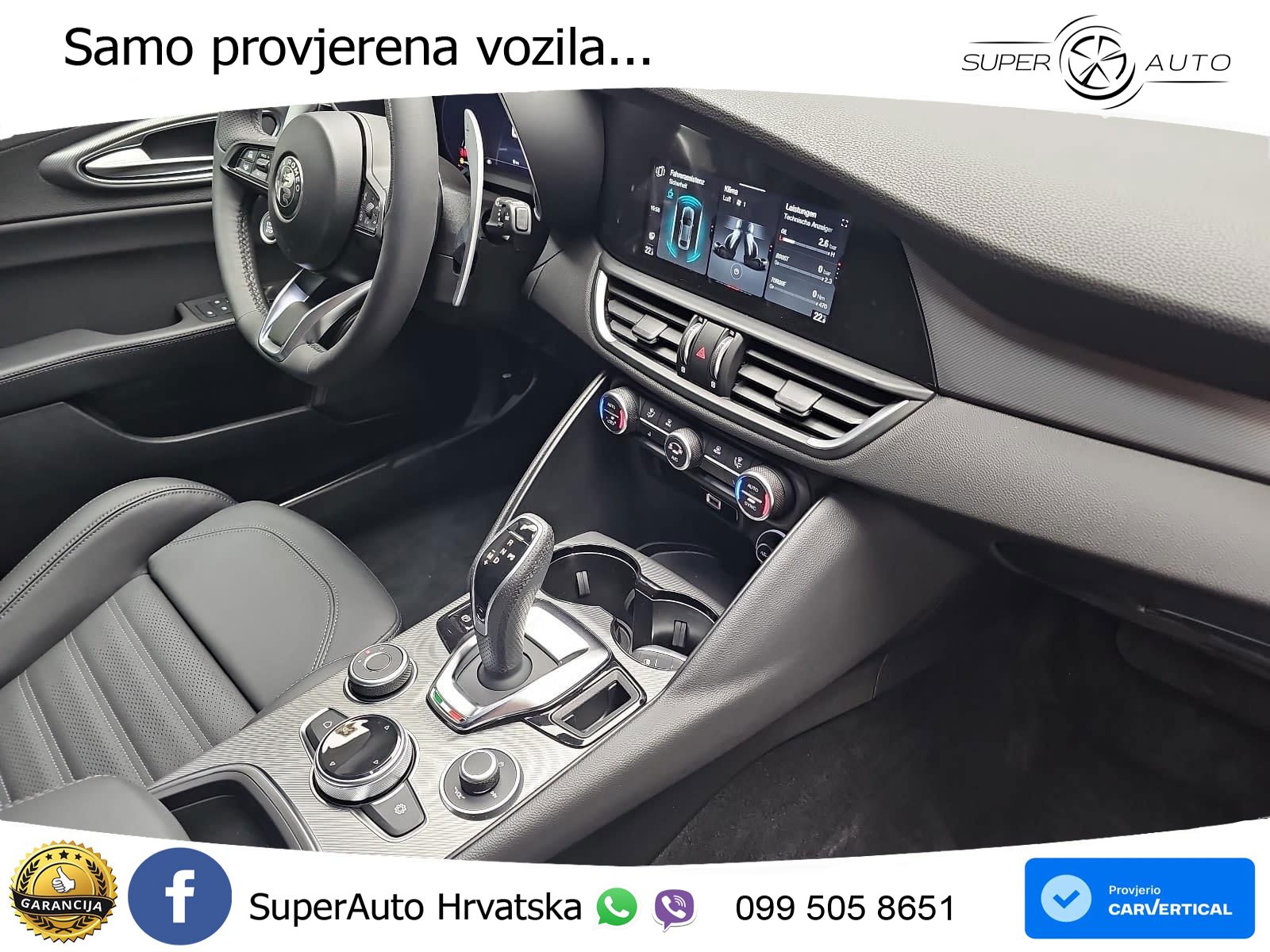 Alfa Romeo Giulia 2.2 MultiJet II (210 KS) Q4 Automatic LED+GR SJED+ACC