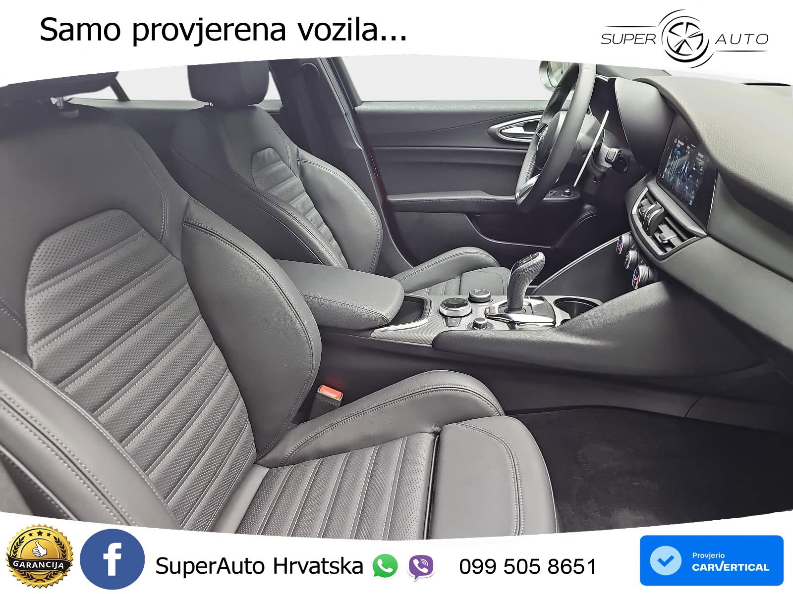 Alfa Romeo Giulia 2.2 MultiJet II (210 KS) Q4 Automatic LED+GR SJED+ACC