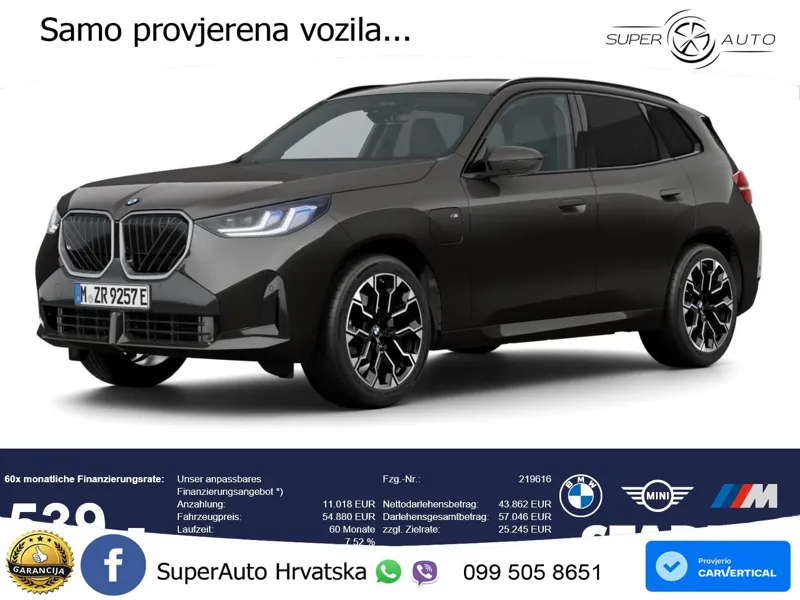 BMW X3 30e xDrive Steptronic M Sport LED+GR SJED+ACC