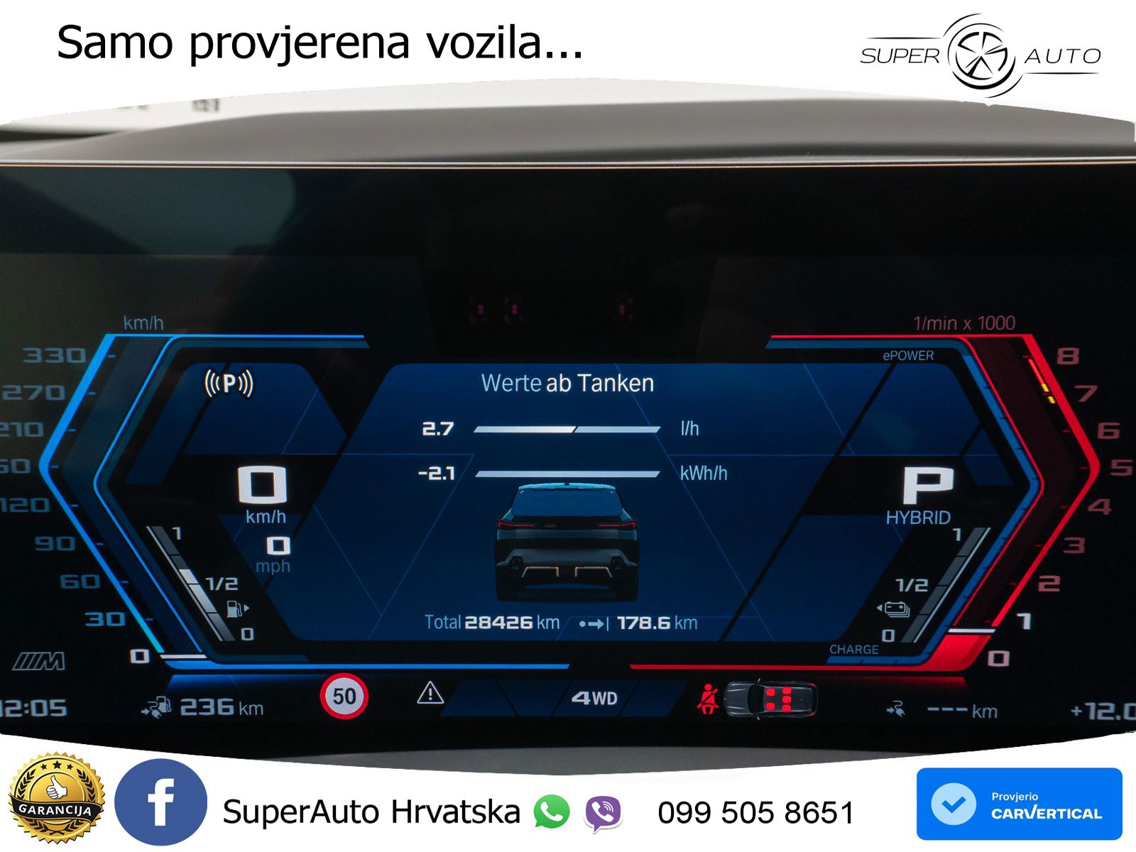 BMW XM 4.4 V8 (653 KS) xDrive Steptronic LED+GR SJED+ACC
