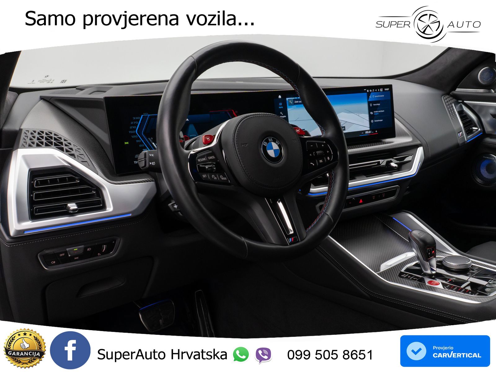 BMW XM 4.4 V8 (653 KS) xDrive Steptronic LED+GR SJED+ACC