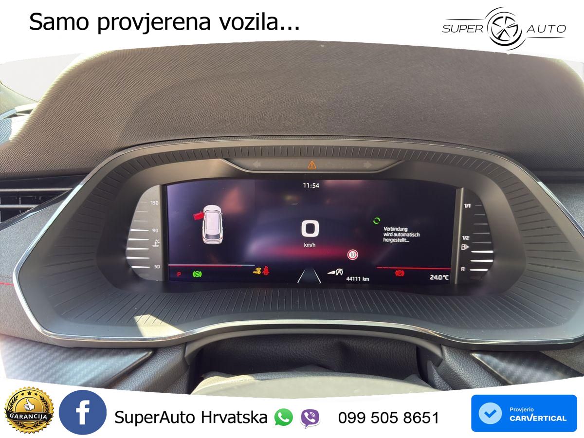 Škoda Octavia Combi RS 2.0 TDI (200 KS) 4x4 DSG LED+GR SJED+ACC