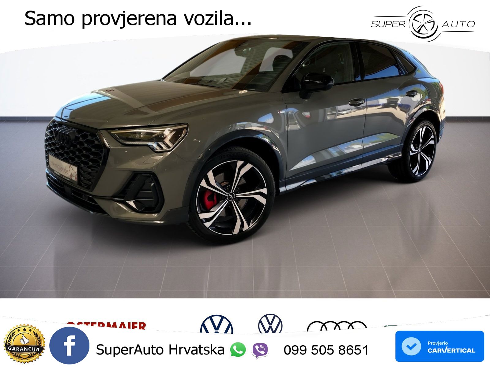 Audi Q3 Sportback 40 TDI (193 KS) quattro S tronic S line LED+ACC