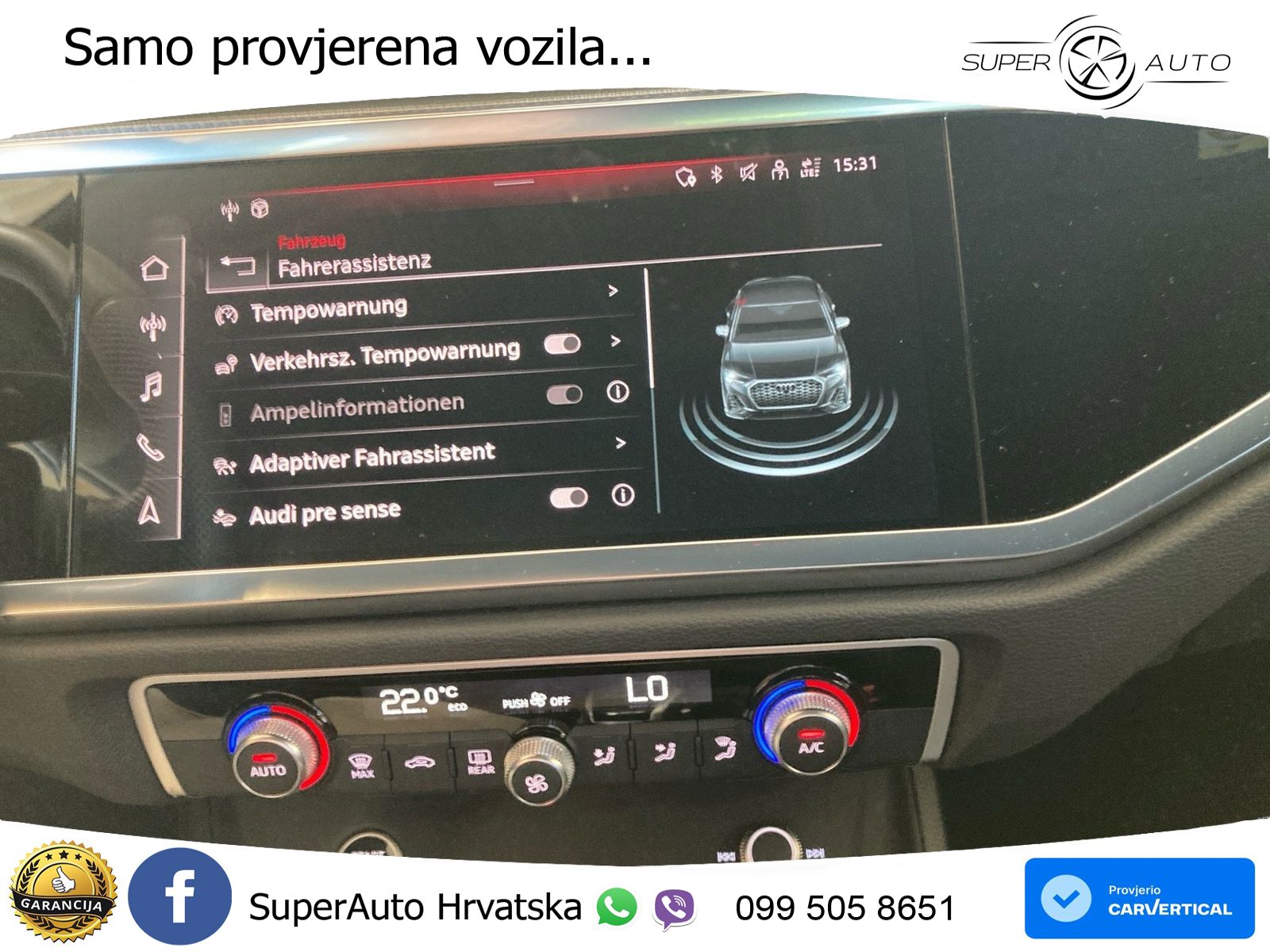 Audi Q3 Sportback 40 TDI (193 KS) quattro S tronic S line LED+ACC