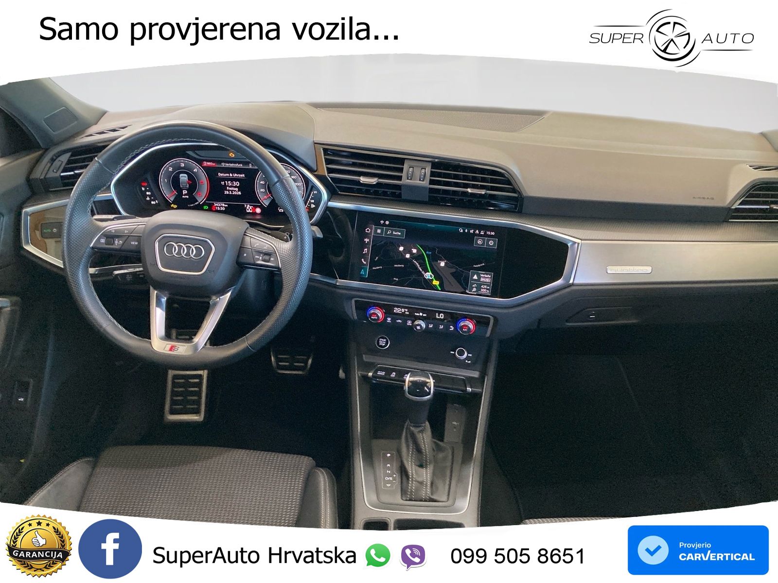 Audi Q3 Sportback 40 TDI (193 KS) quattro S tronic S line LED+ACC