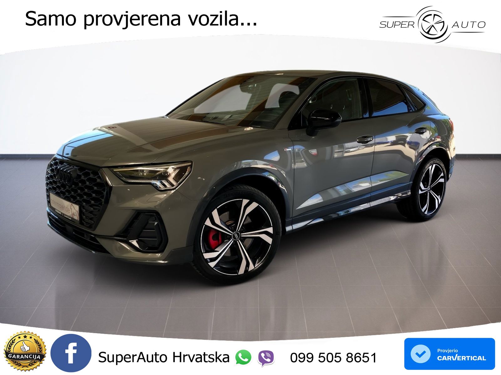 Audi Q3 Sportback 40 TDI (193 KS) quattro S tronic S line LED+ACC