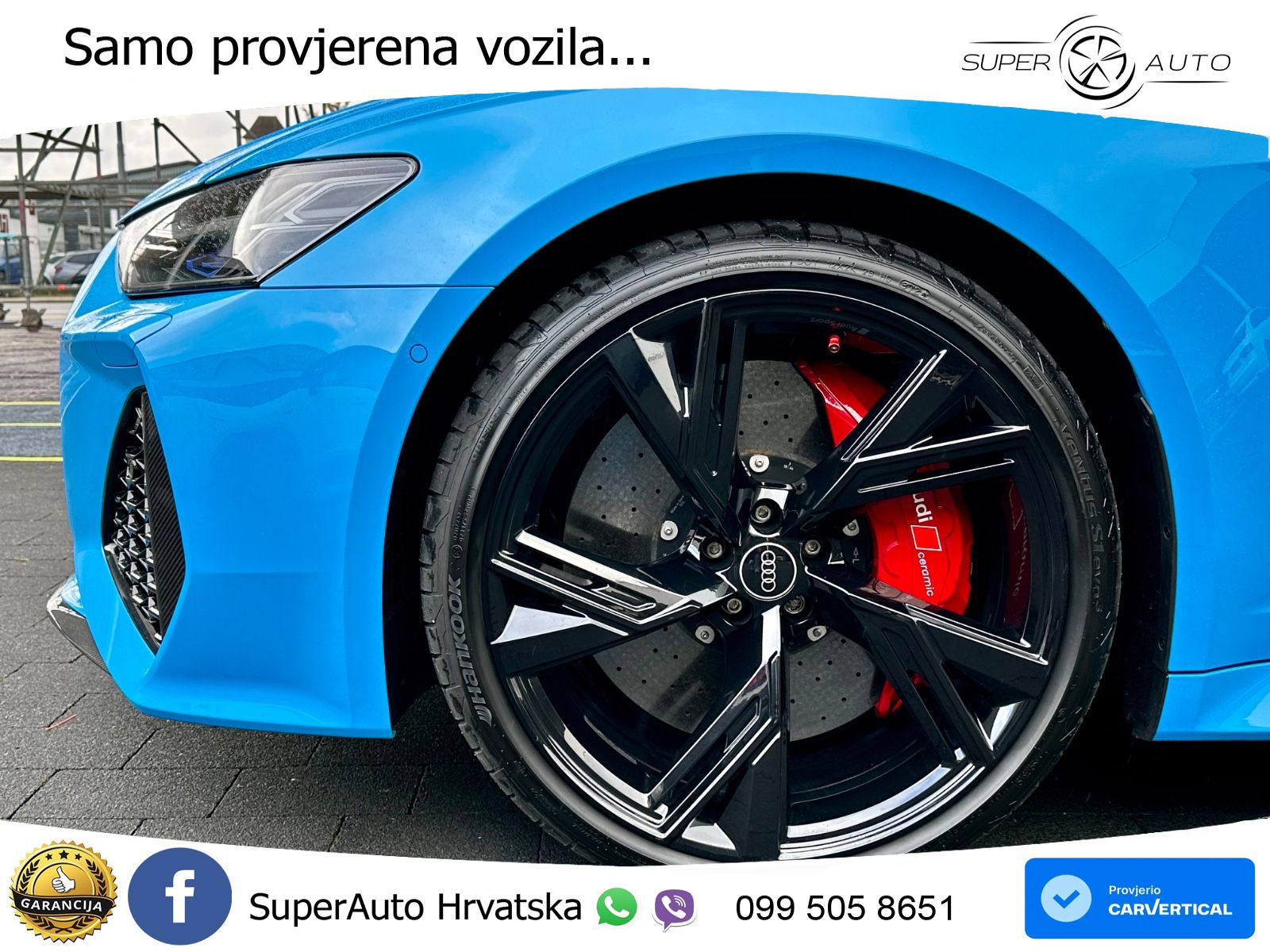 Audi RS6 Avant 4.0 TFSI V8 (600 KS) quattro Tiptronic LED+GR SJED+ACC