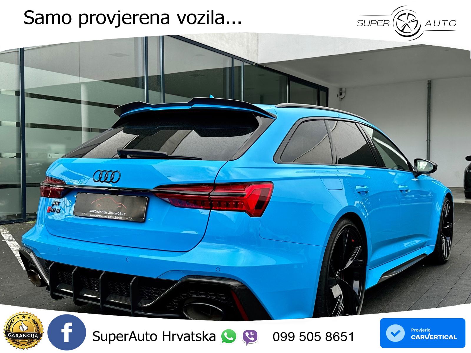 Audi RS6 Avant 4.0 TFSI V8 (600 KS) quattro Tiptronic LED+GR SJED+ACC