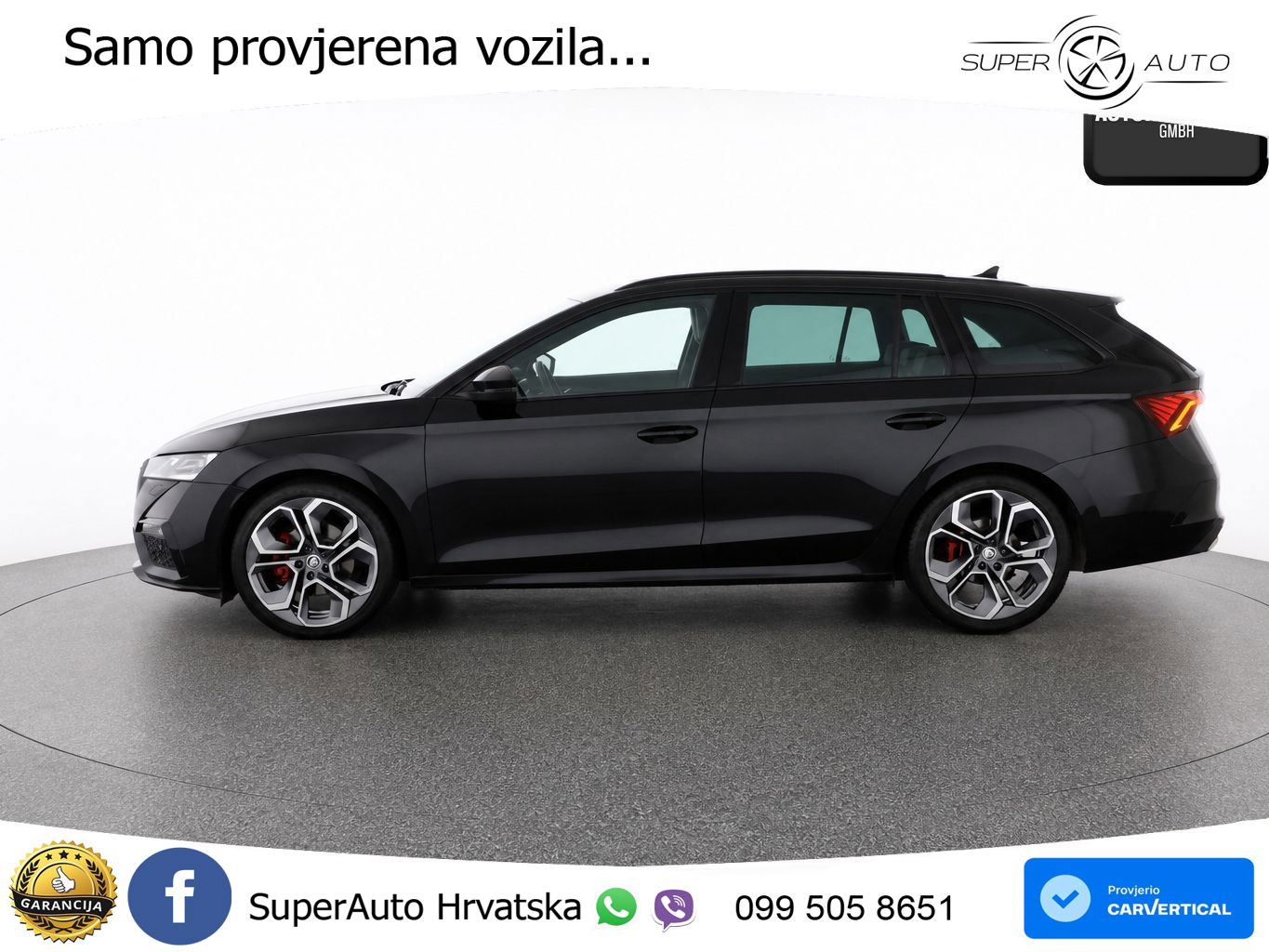 Škoda Octavia Combi RS 2.0 TDI (200 KS) DSG LED+GR SJED+ACC