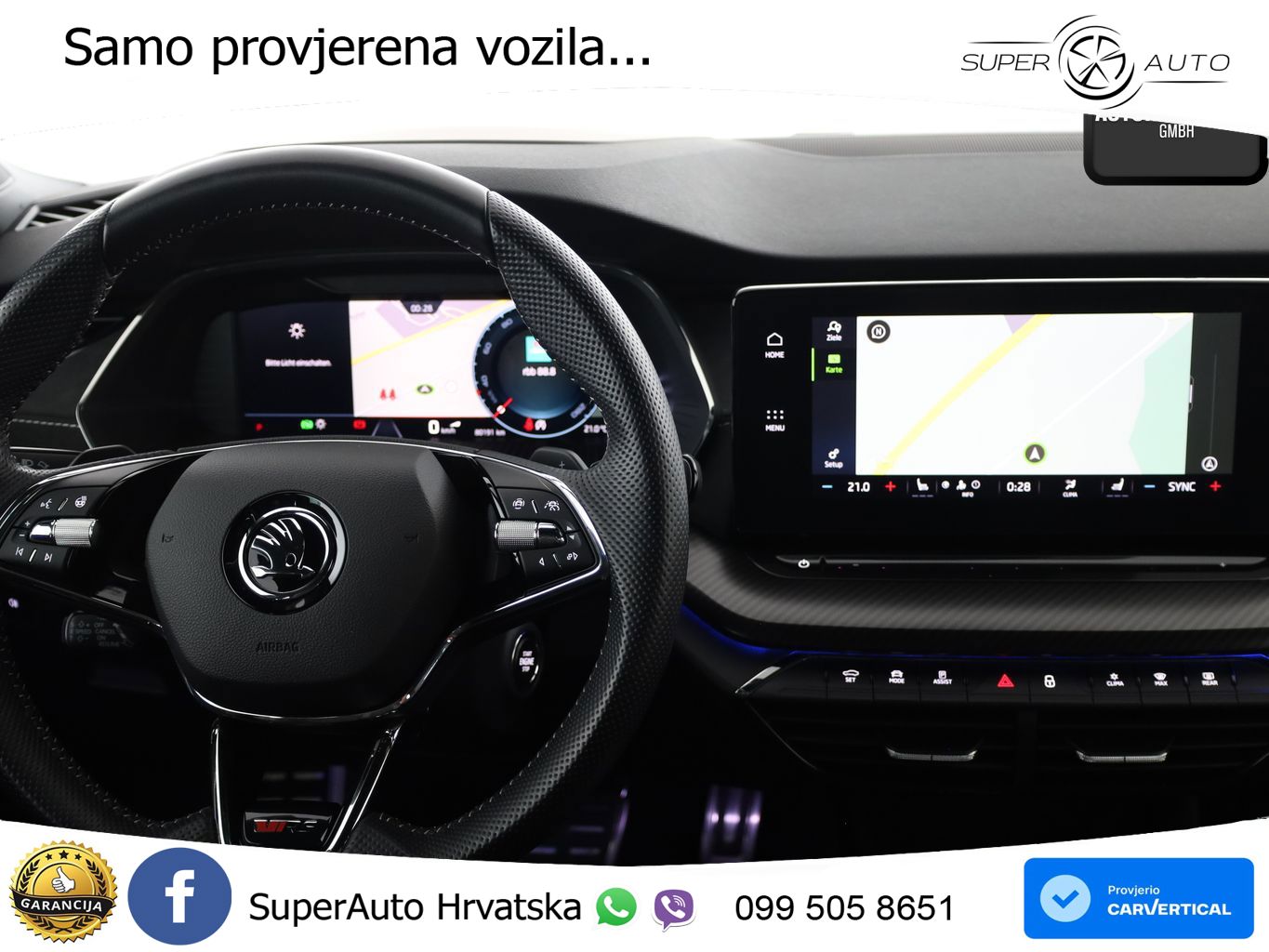 Škoda Octavia Combi RS 2.0 TDI (200 KS) DSG LED+GR SJED+ACC