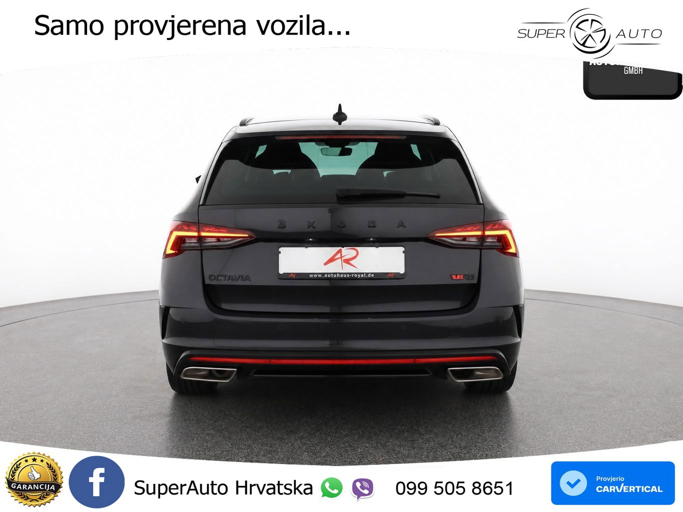 Škoda Octavia Combi RS 2.0 TDI (200 KS) DSG LED+GR SJED+ACC