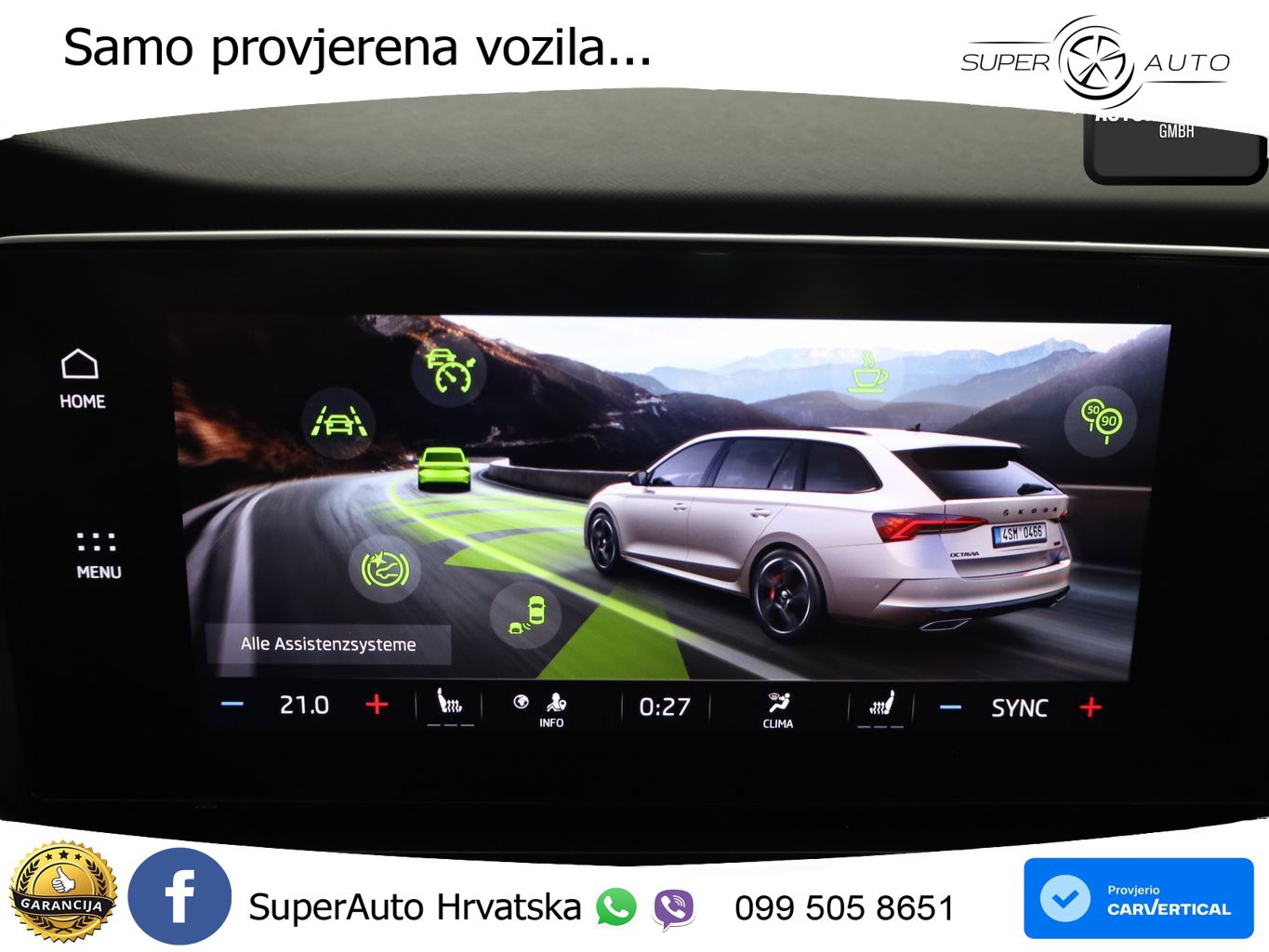 Škoda Octavia Combi RS 2.0 TDI (200 KS) DSG LED+GR SJED+ACC