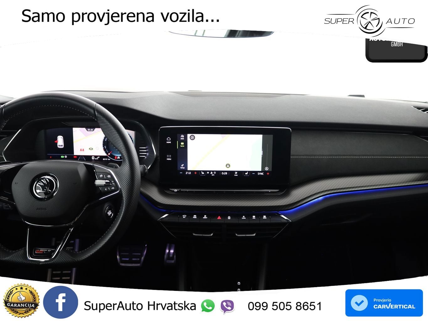Škoda Octavia Combi RS 2.0 TDI (200 KS) DSG LED+GR SJED+ACC