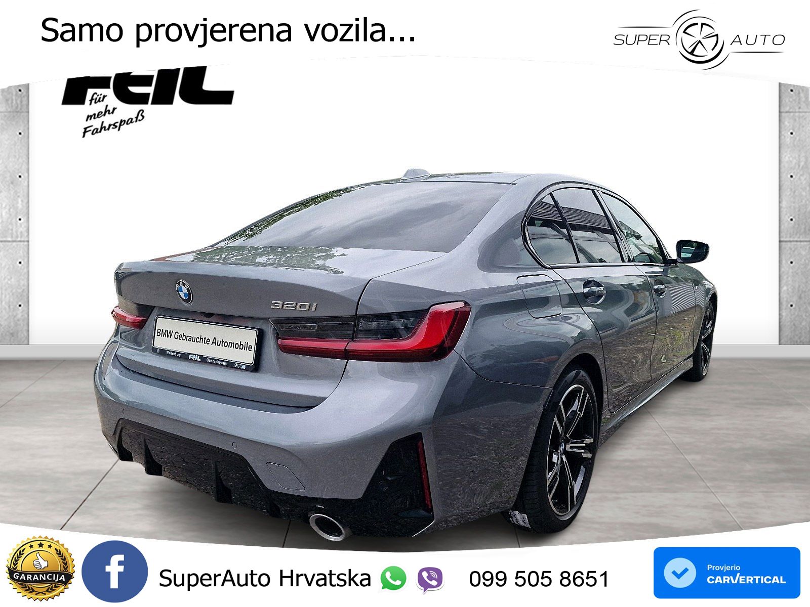 BMW 320i (184 KS) Steptronic M Sport LED+GR SJED+ACC