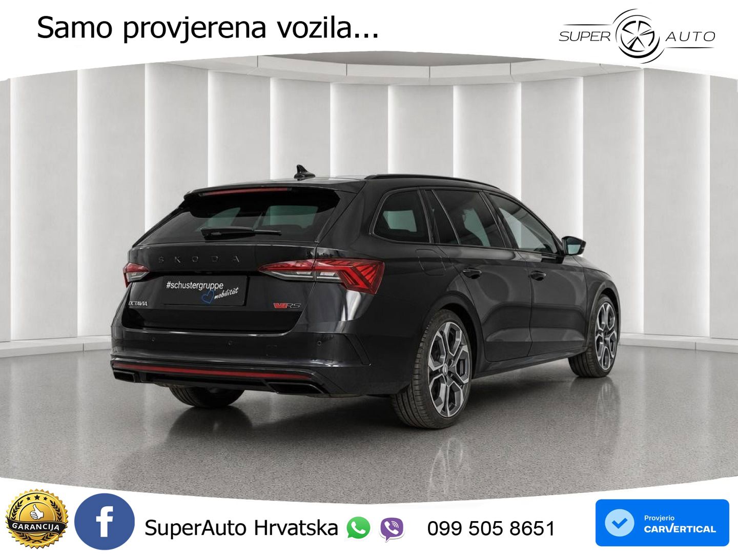 Škoda Octavia Combi RS 2.0 TDI (200 KS) 4x4 DSG LED+GR SJED+ACC