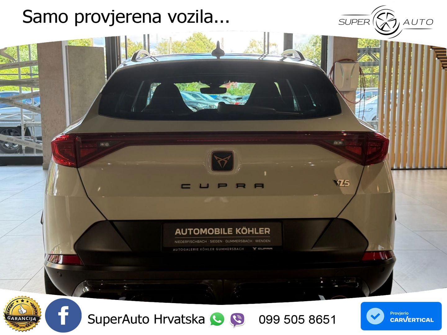 Cupra Formentor VZ5 2.5 TSI (390 KS) 4Drive DSG MATRIX+GR SJED+KAM