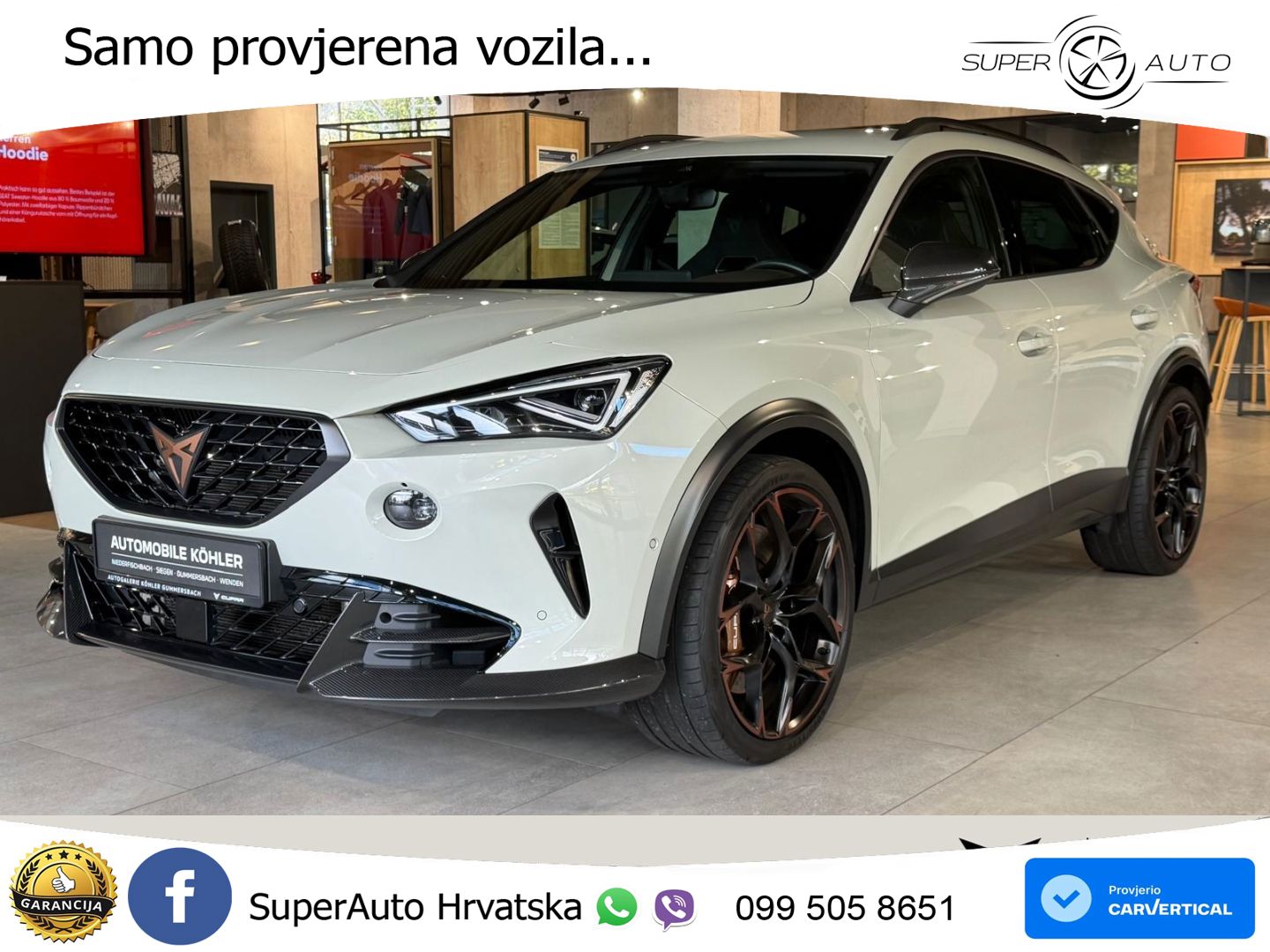 Cupra Formentor VZ5 2.5 TSI (390 KS) 4Drive DSG MATRIX+GR SJED+KAM