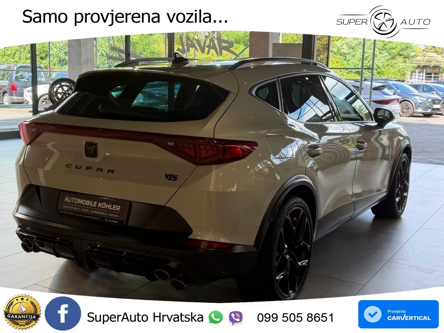 Cupra Formentor VZ5 2.5 TSI (390 KS) 4Drive DSG MATRIX+GR SJED+KAM