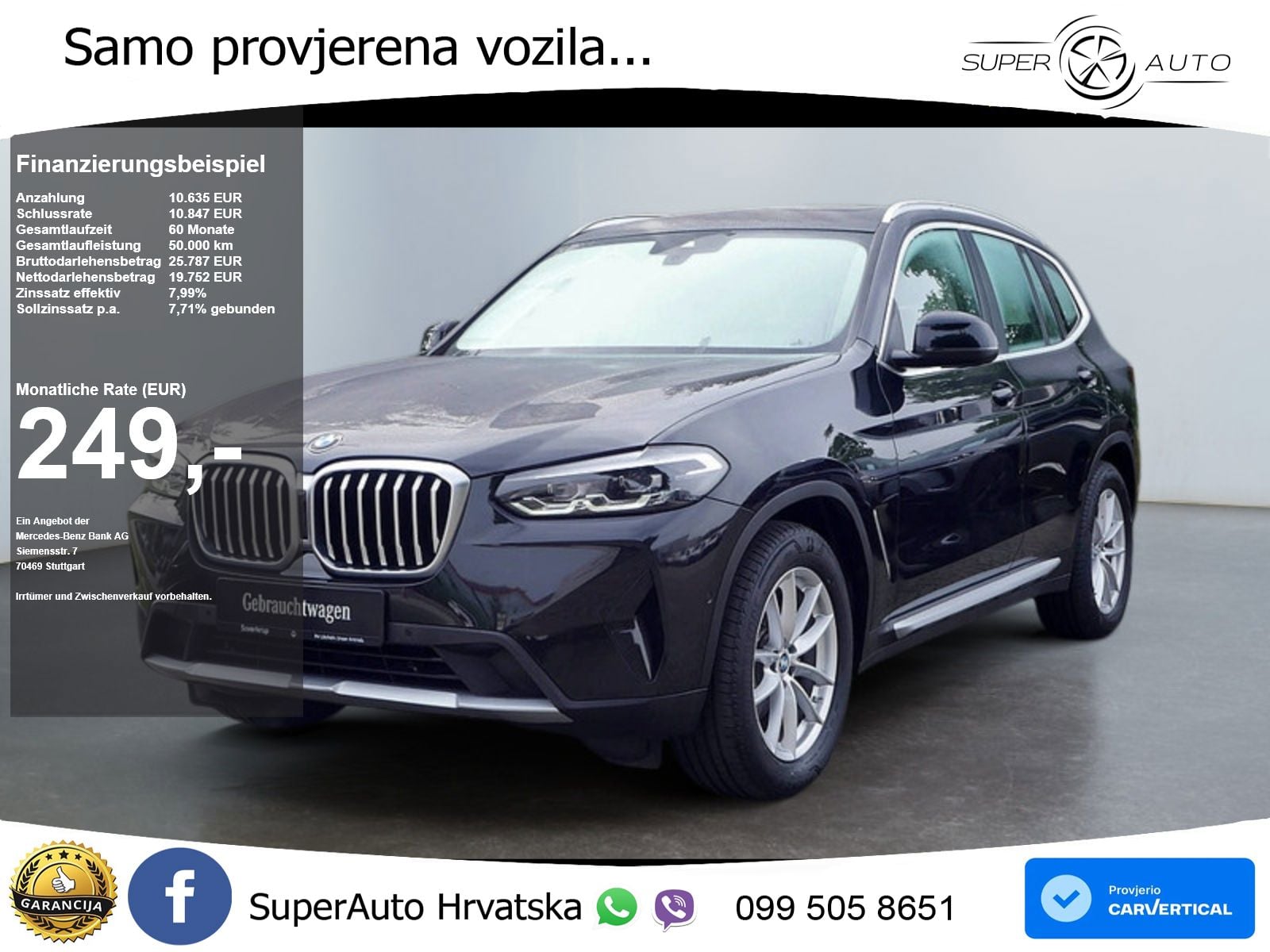 BMW X3 20d xDrive Steptronic LED+ACC