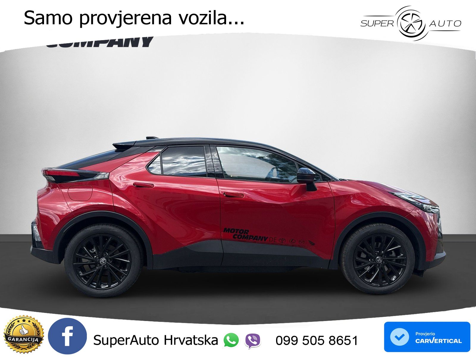 Toyota C-HR 2.0 (223 KS) PHEV e-CVT GR Sport LED+GR SJED+ACC