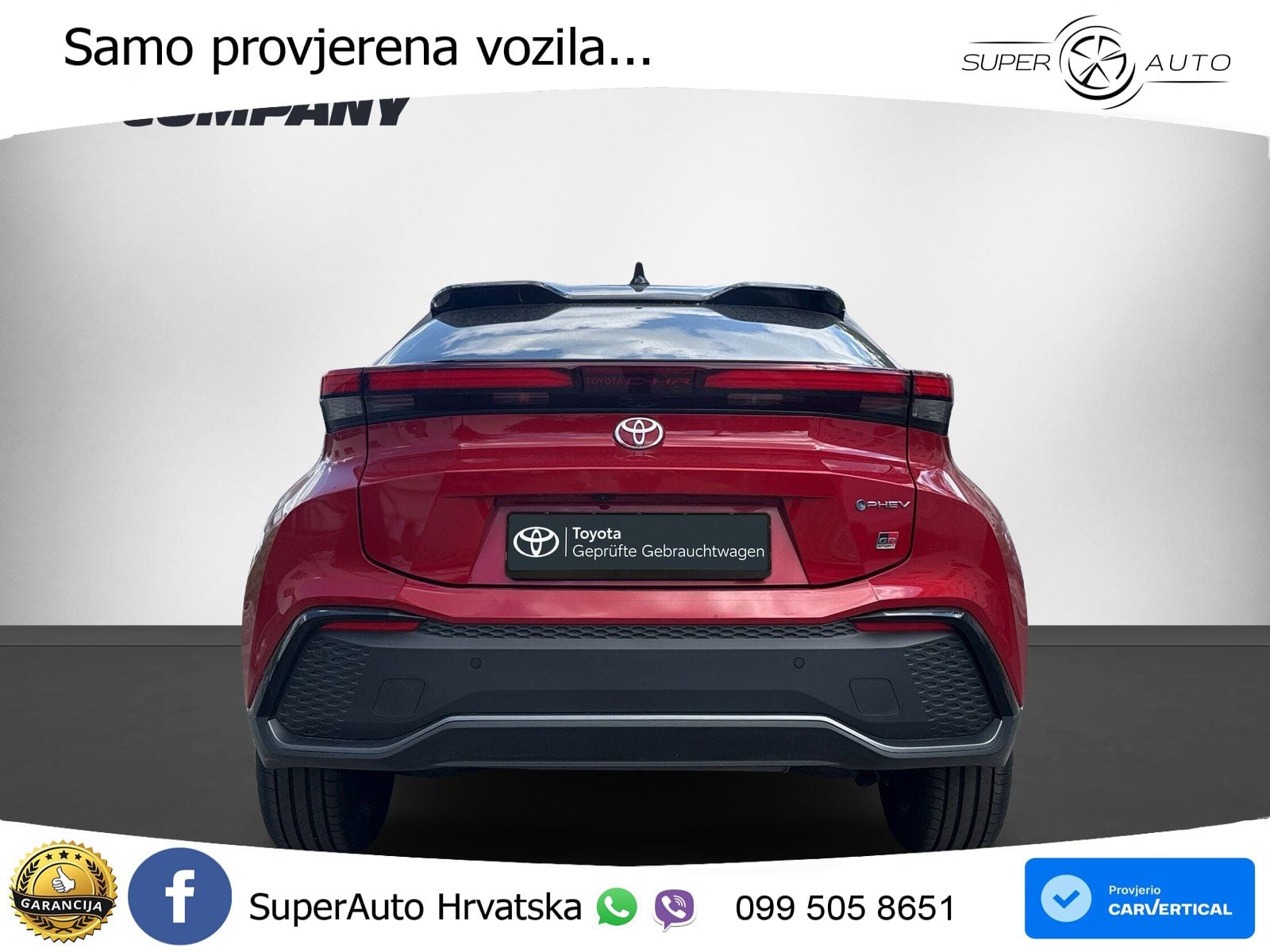 Toyota C-HR 2.0 (223 KS) PHEV e-CVT GR Sport LED+GR SJED+ACC