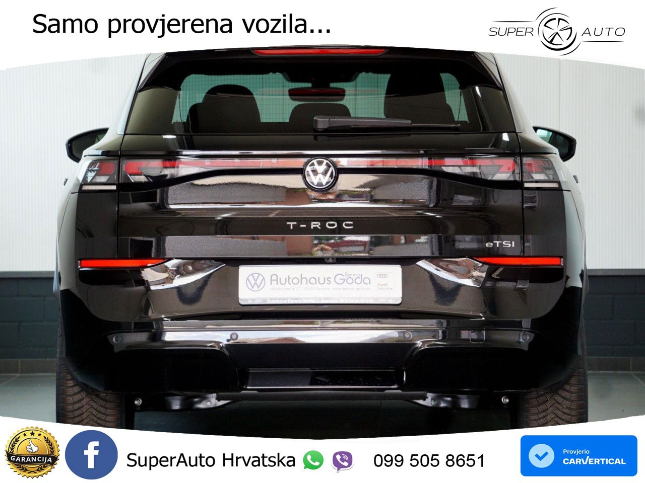 Volkswagen T-Roc 1.5 eTSI (150 KS)  DSG R-Line LED+GR SJED+ACC