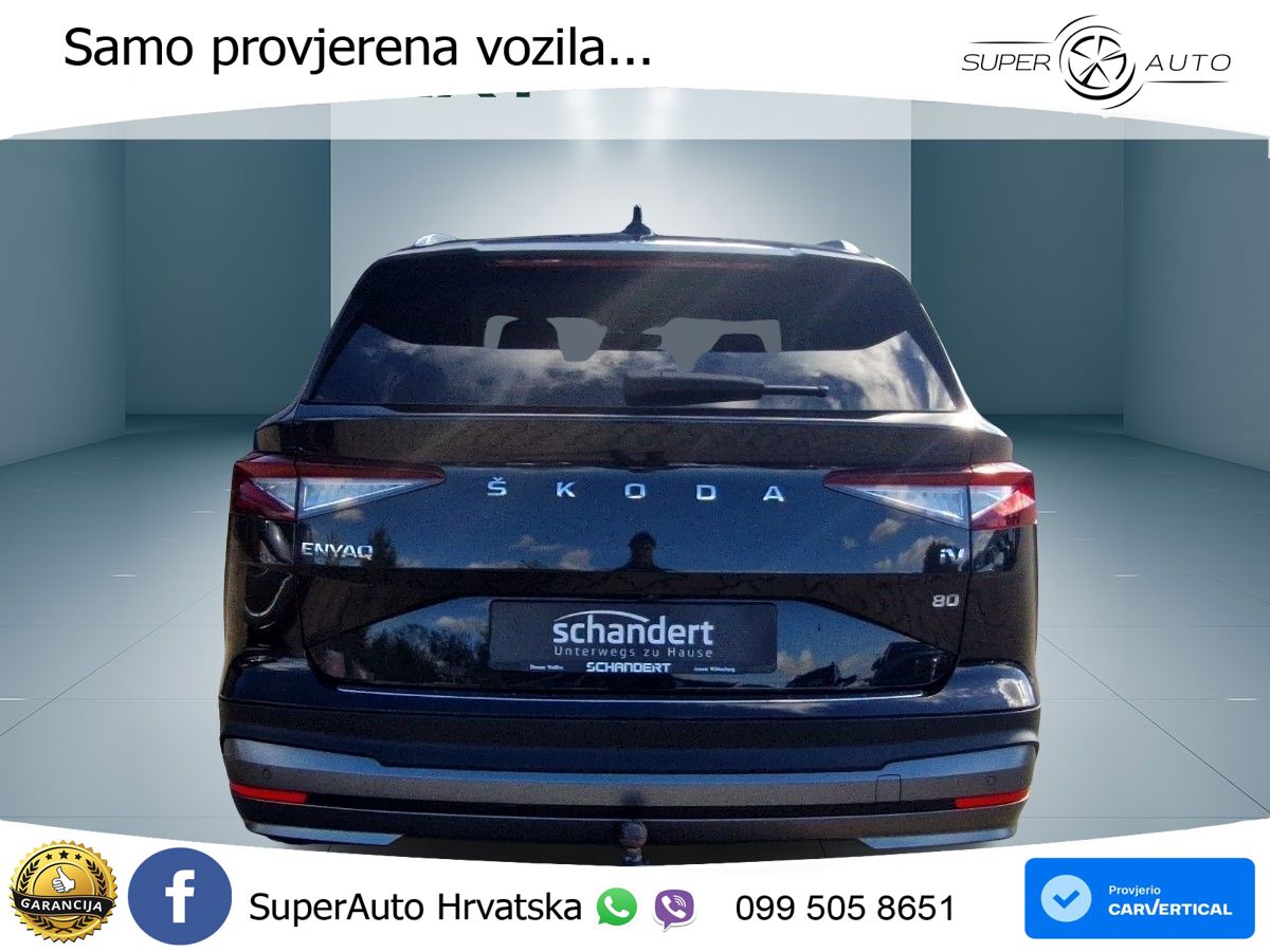 Škoda Enyaq iV 80 82 kWh (204 KS) Suite LED+GR SJED+ACC