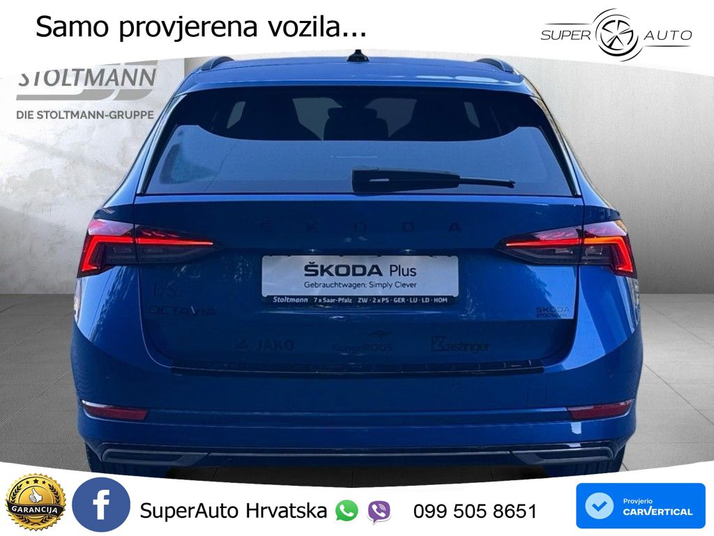 Škoda Octavia Combi 2.0 TDI (150 KS) DSG SportLine LED+GR SJED+ACC