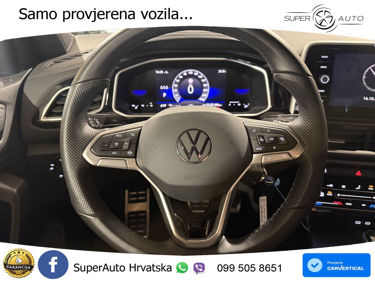 Volkswagen T-Roc 1.5 TSI (150 KS) DSG R-Line LED+GR SJED+ACC